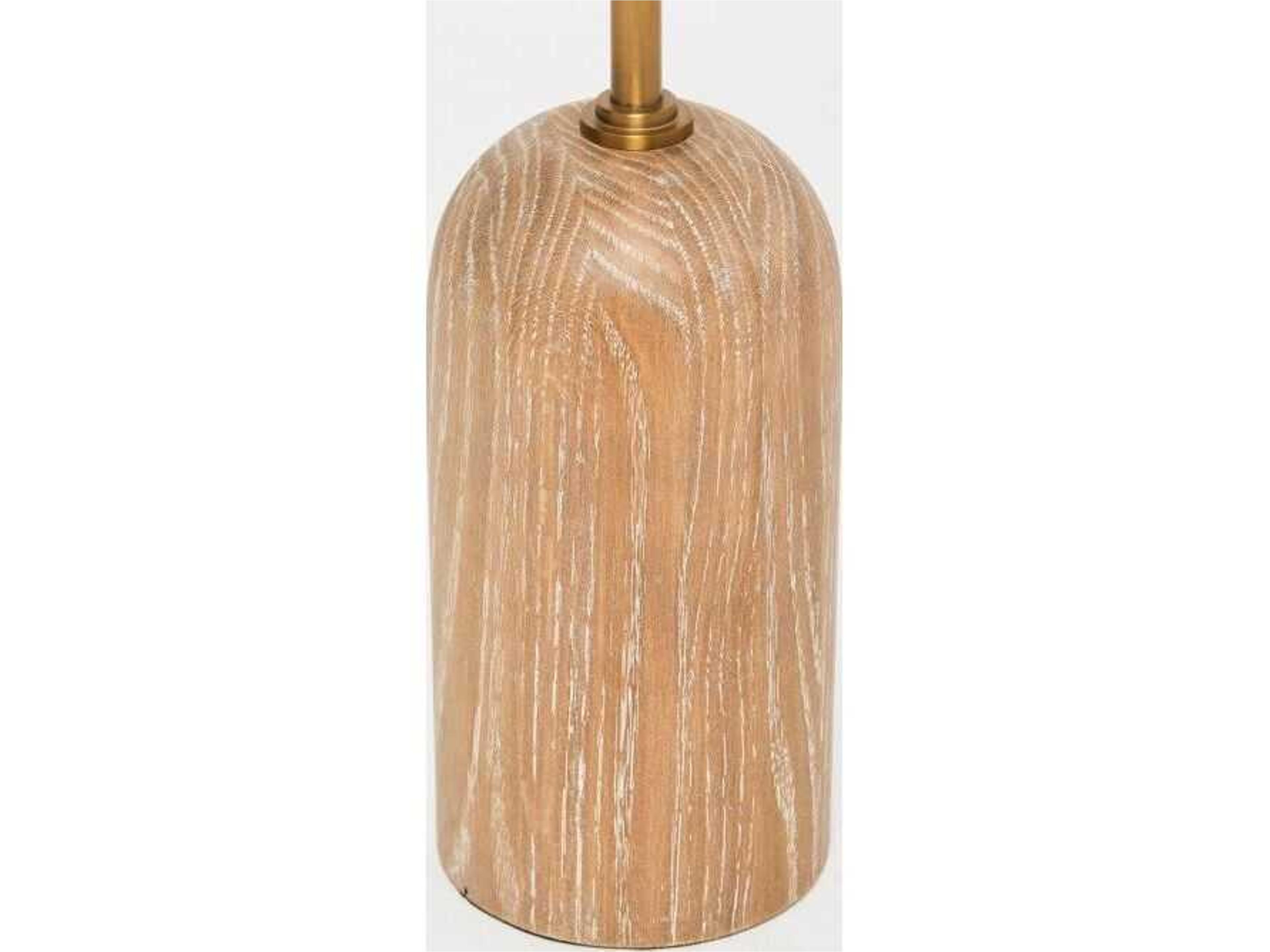 Interlude Home Ewen Round Wood End Table