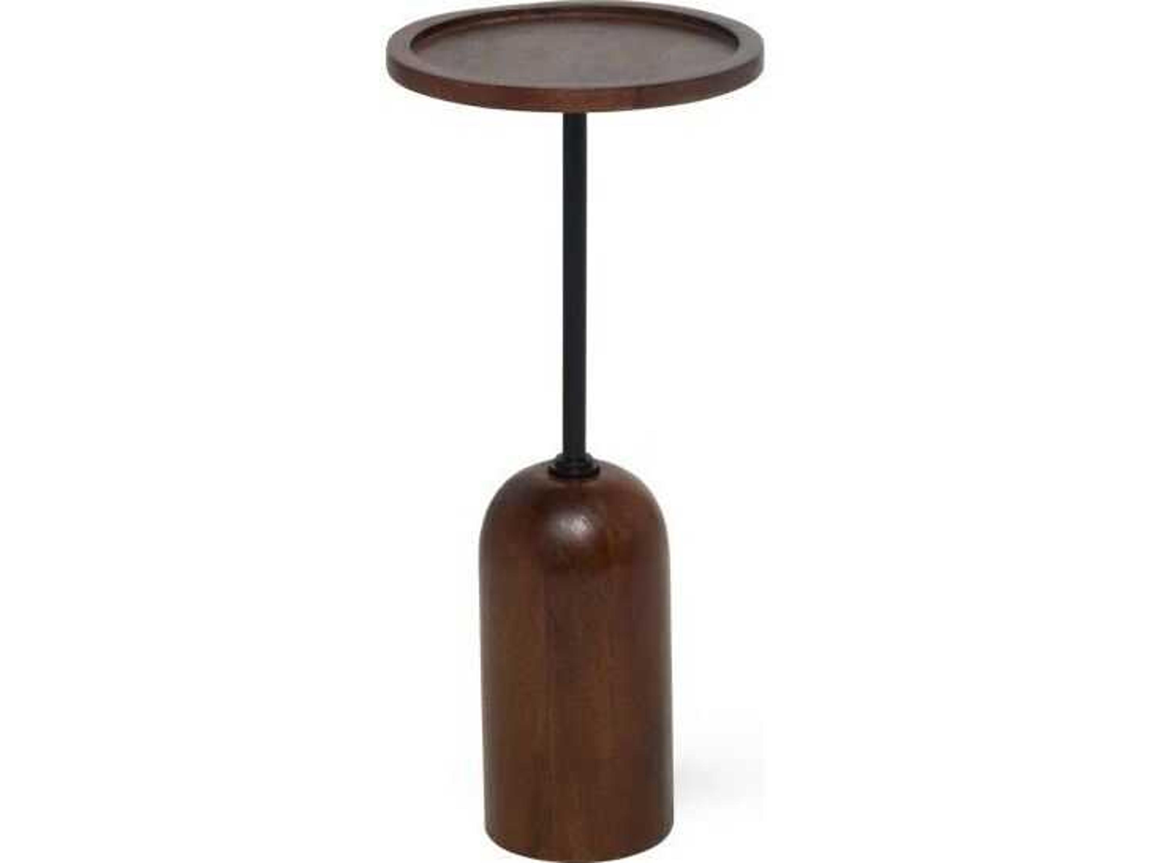 Loris Round Wood End Table