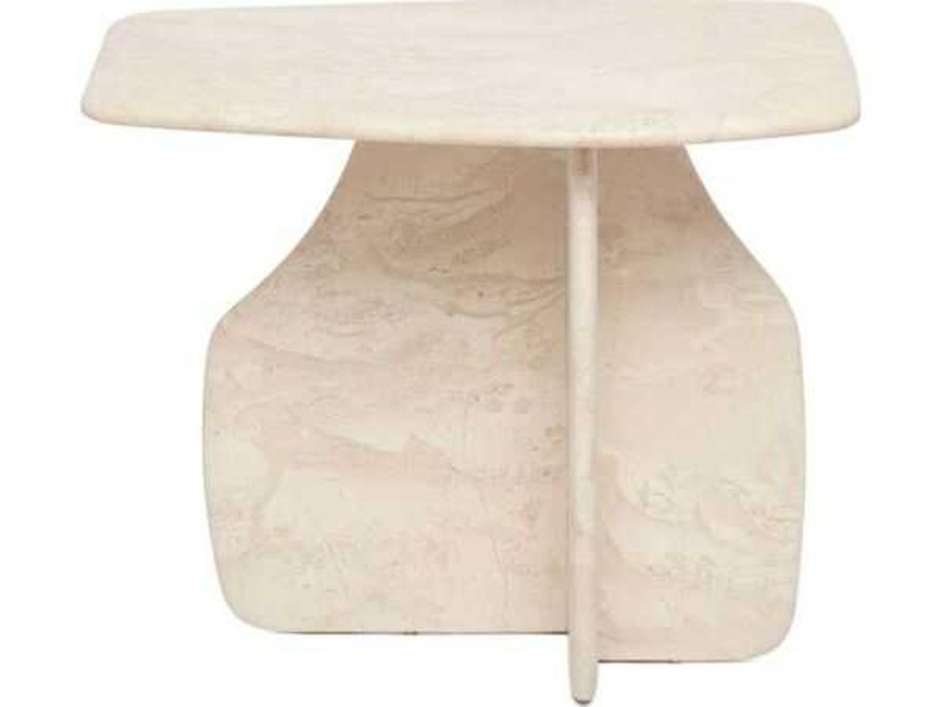 Interlude Home Celine Marble End Table