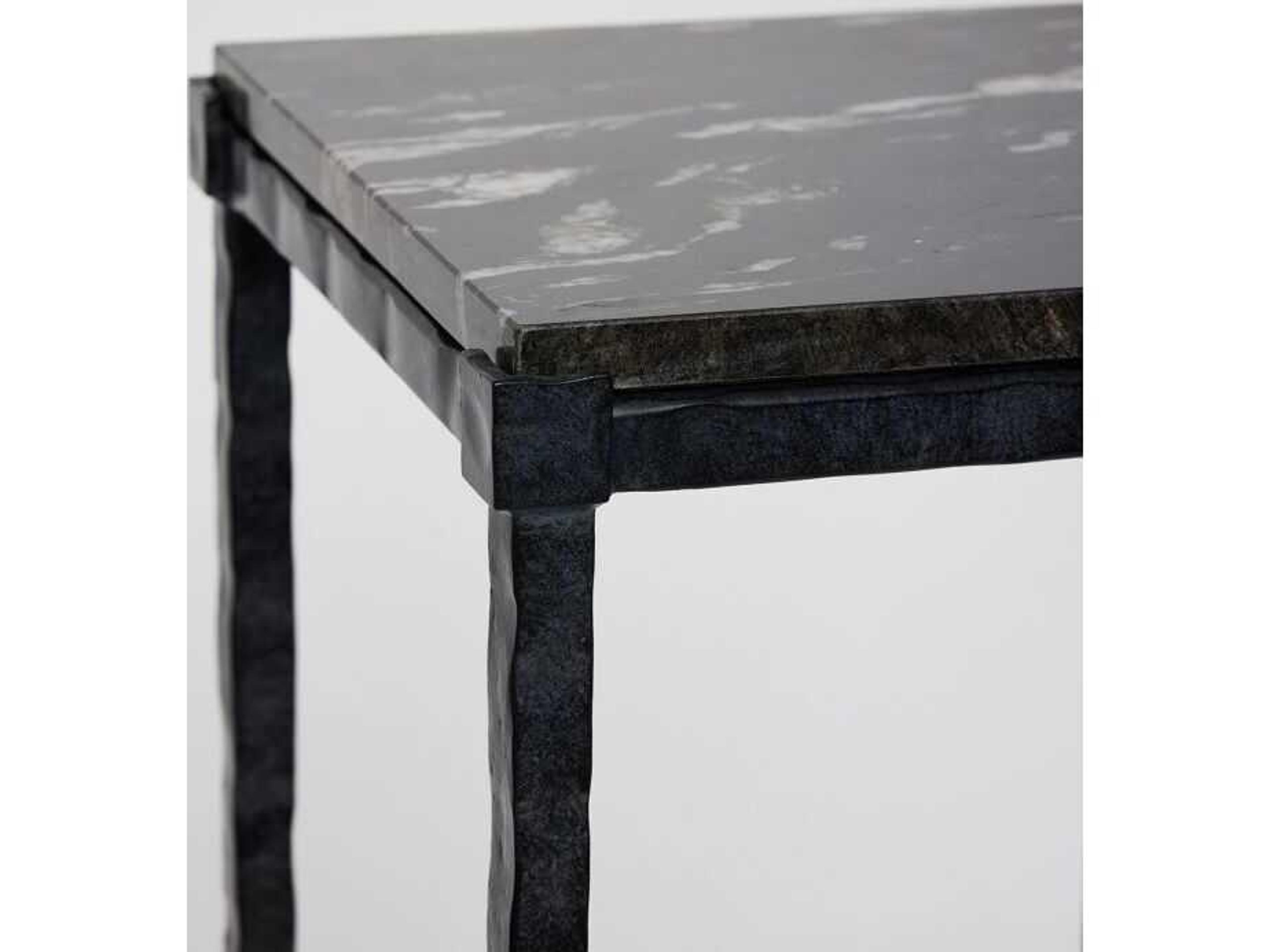 Interlude Home Reese Square Marble End Table