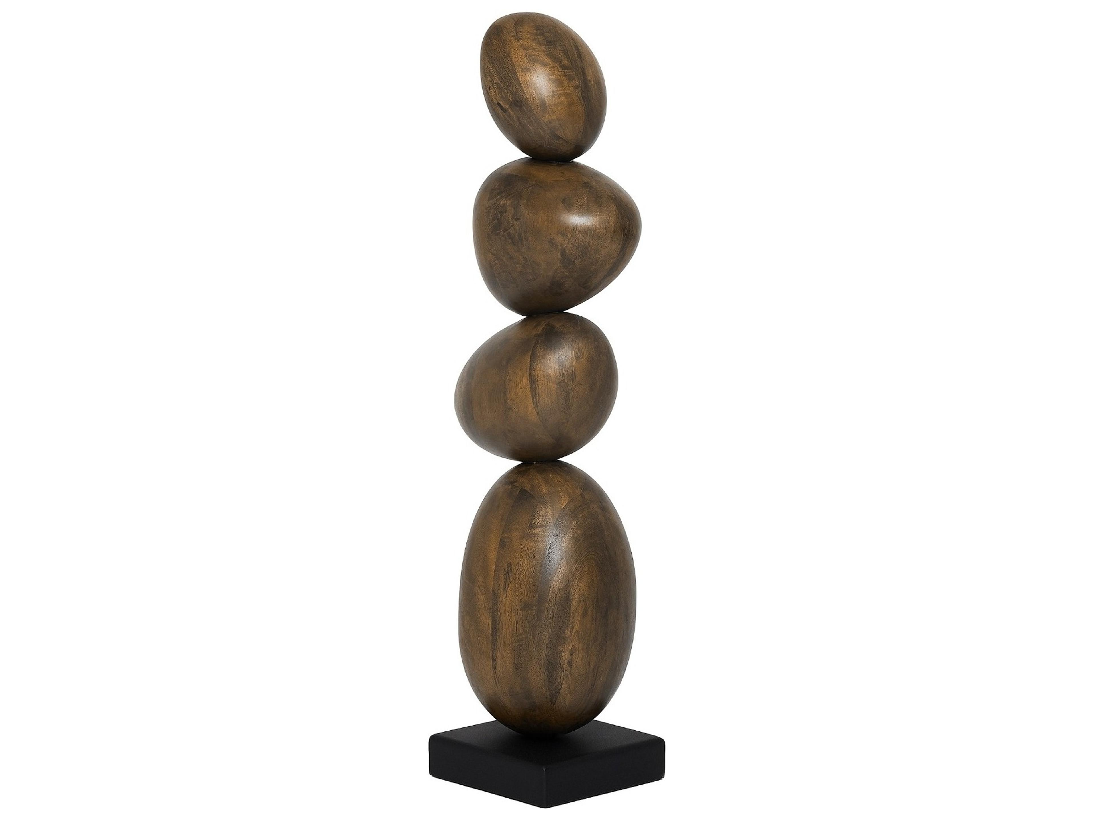 Sienna Classic Walnut Matte Black Sculpture