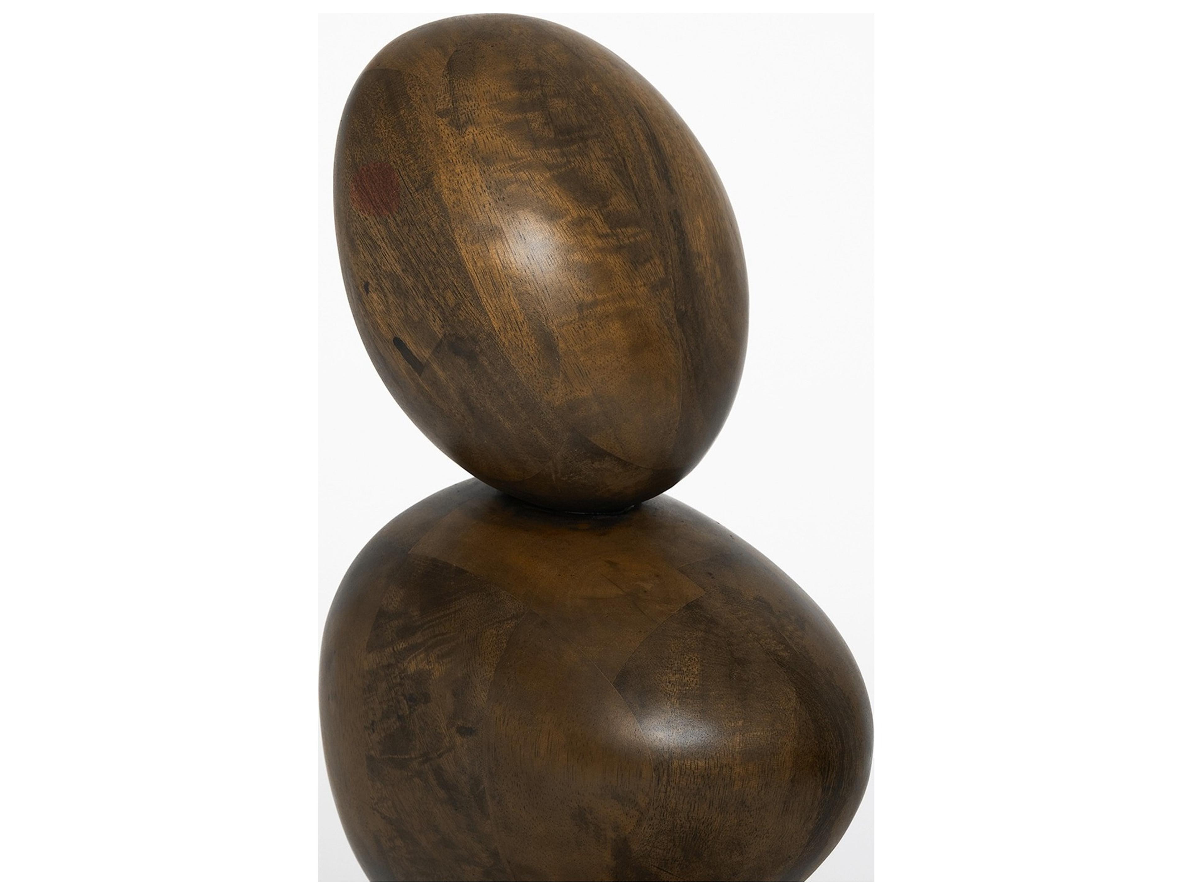 Interlude Home Sienna Classic Walnut Matte Black Sculpture