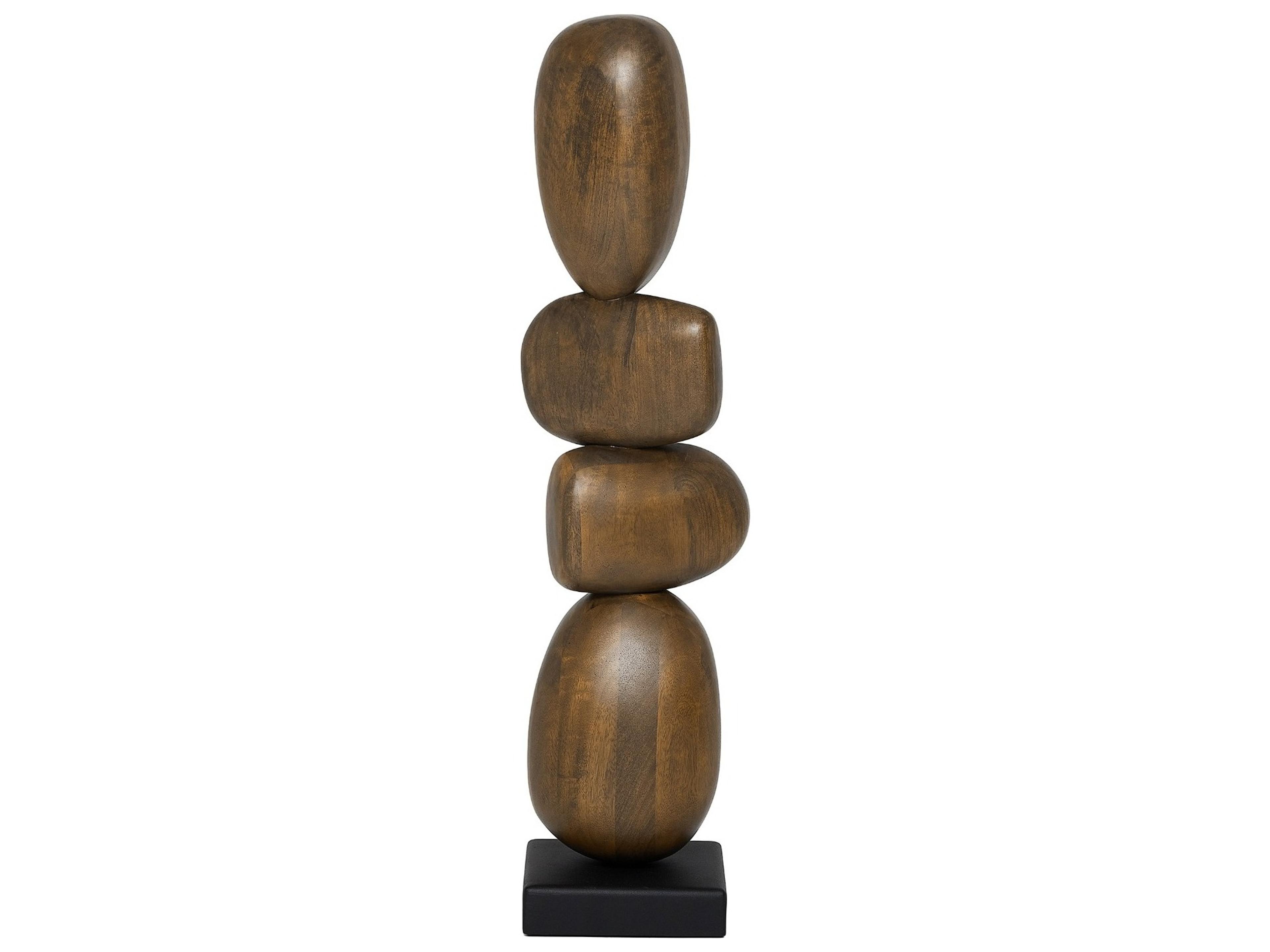 Interlude Home Pietro Classic Walnut Matte Black Sculpture
