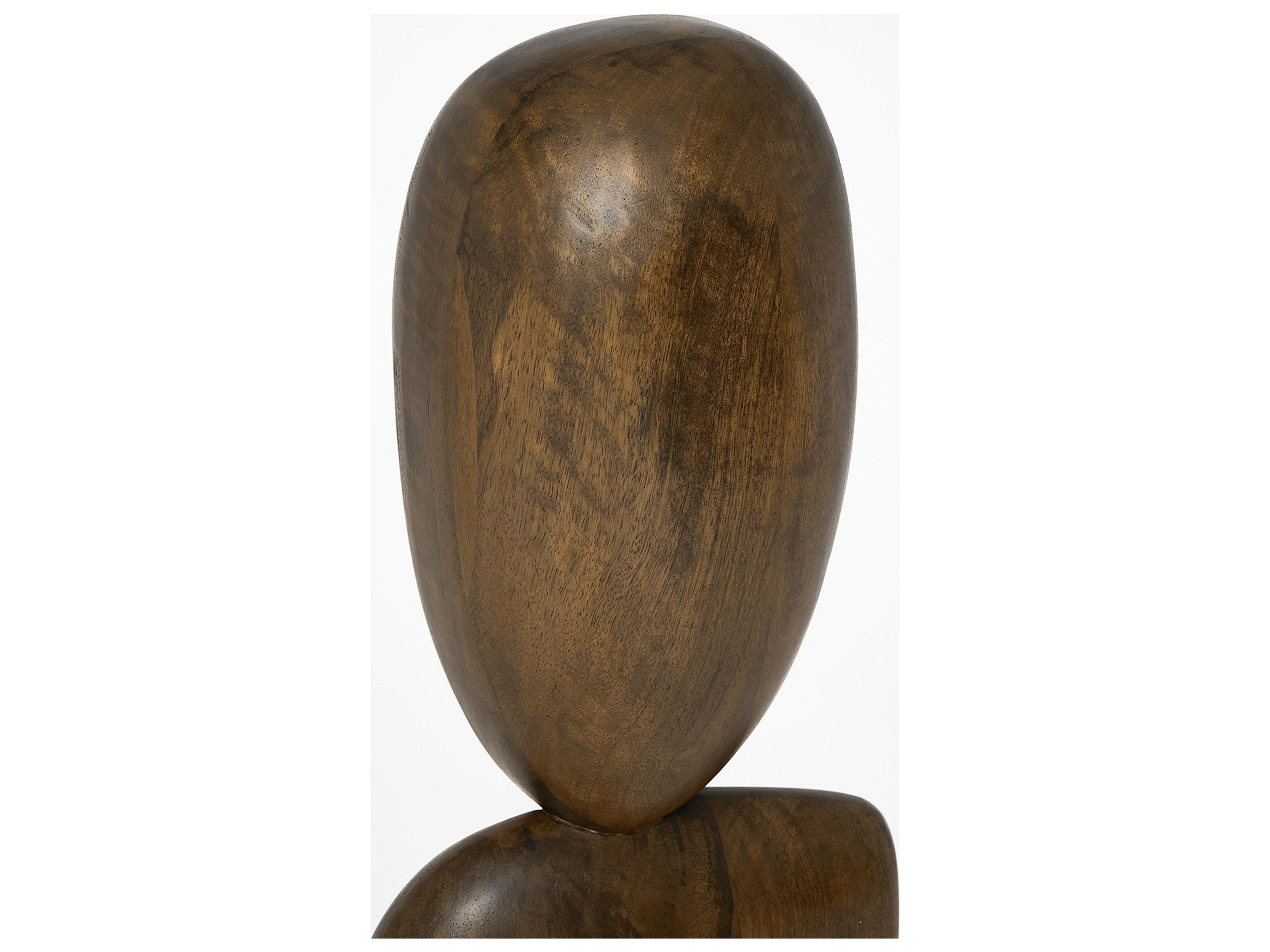 Interlude Home Pietro Classic Walnut Matte Black Sculpture