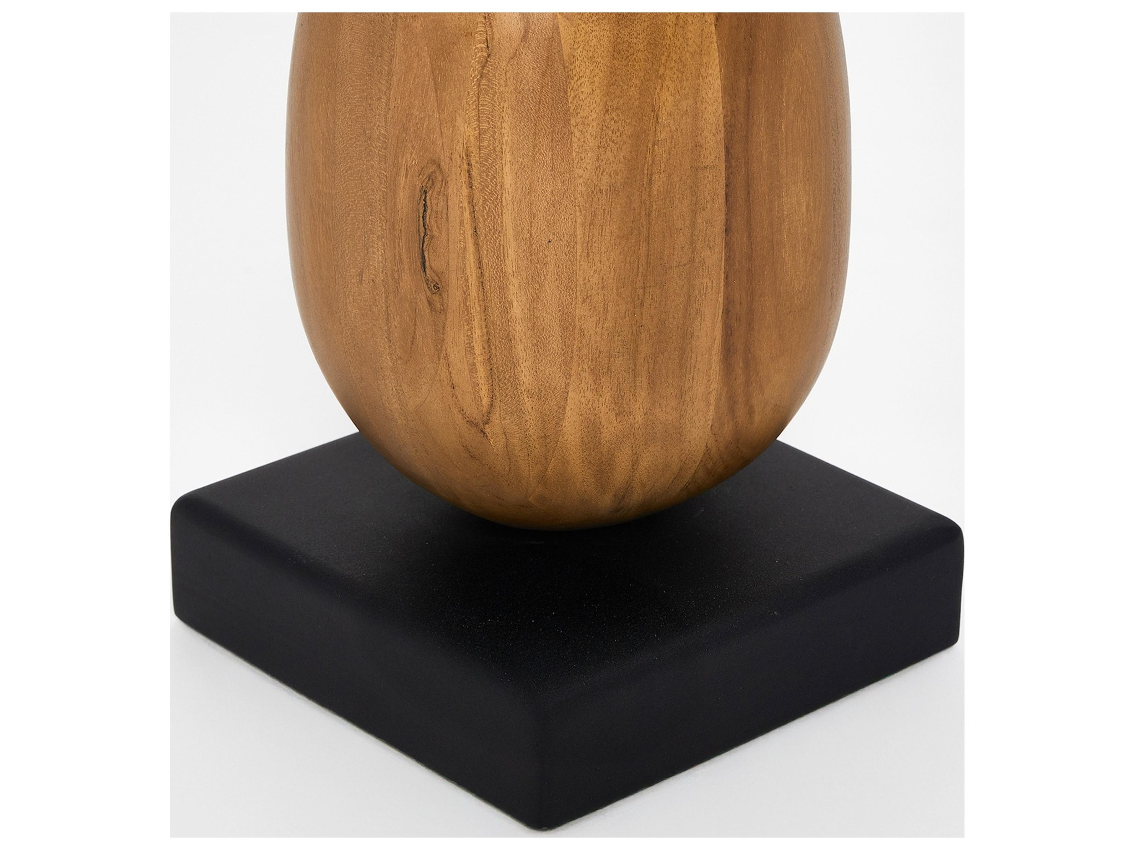 Interlude Home Pietro Tawny Matte Black Sculpture