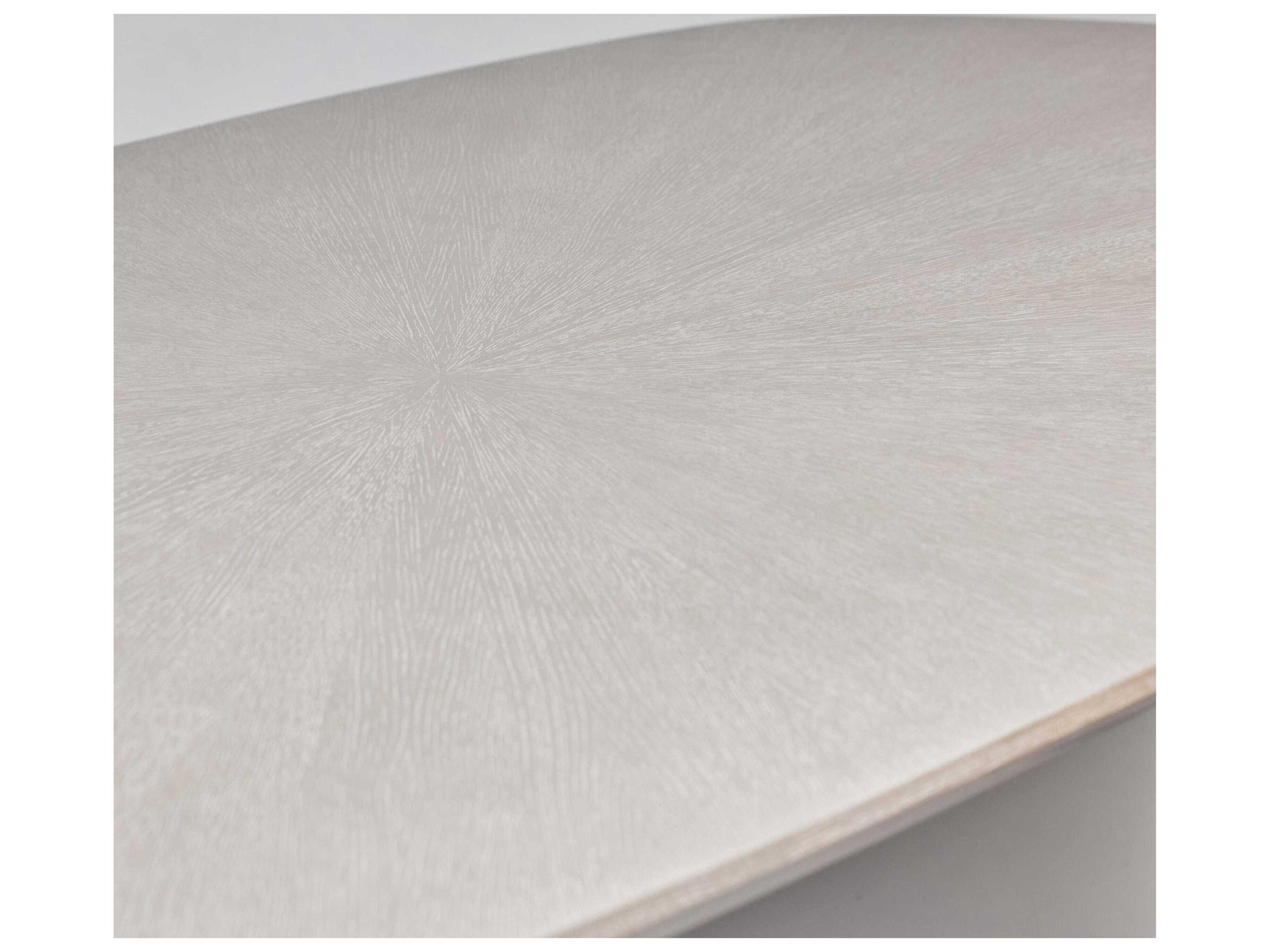 Interlude Home Becket Rectangular Wood Cliffside Grey Classic Bronze Dining Table