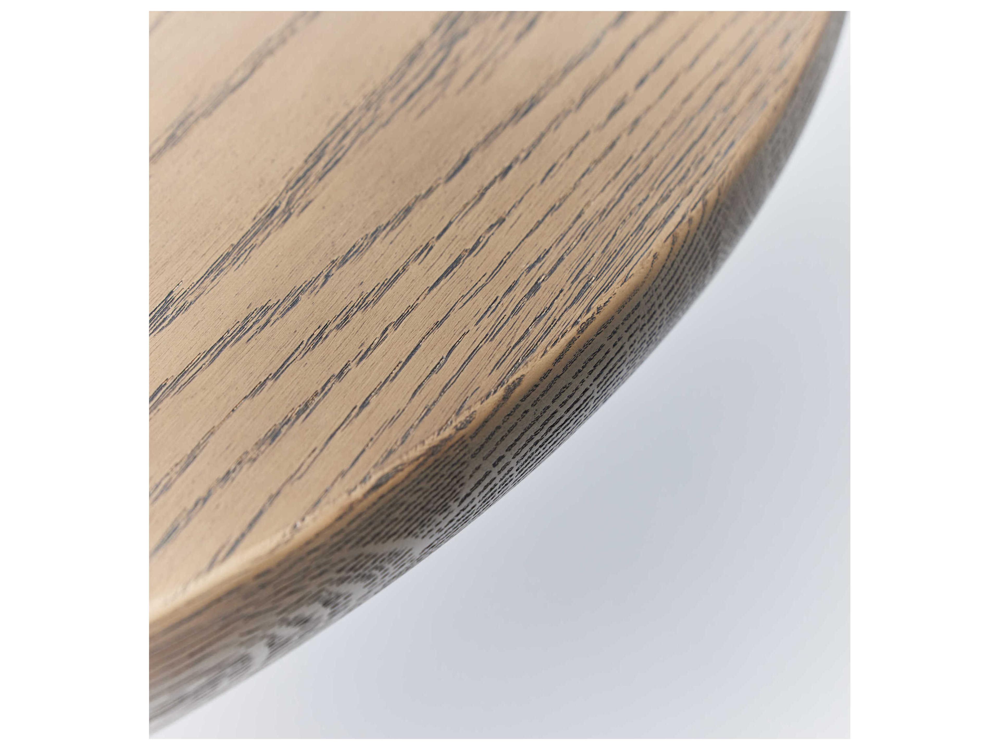 Interlude Home Laurel Round Wood Mocha Dining Table