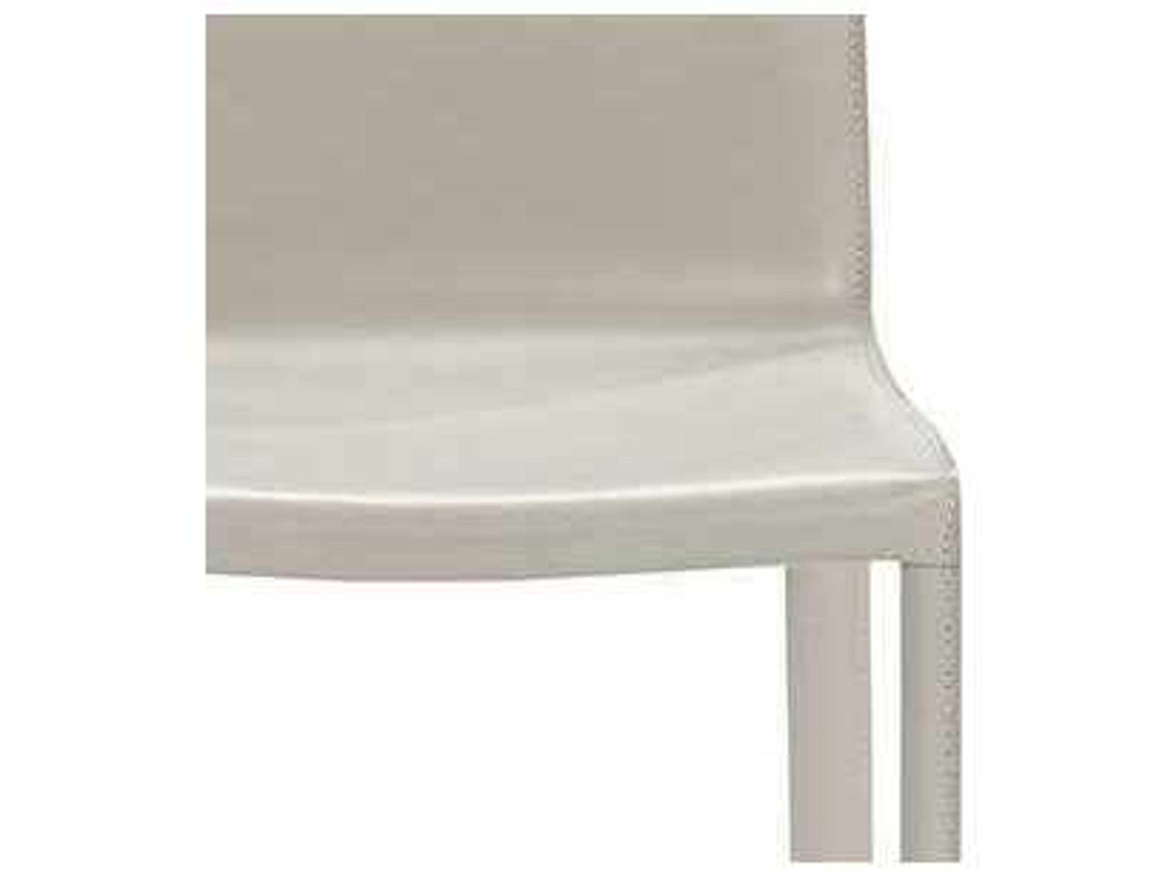 Interlude Home Jada Beige Leather Side Dining Chair