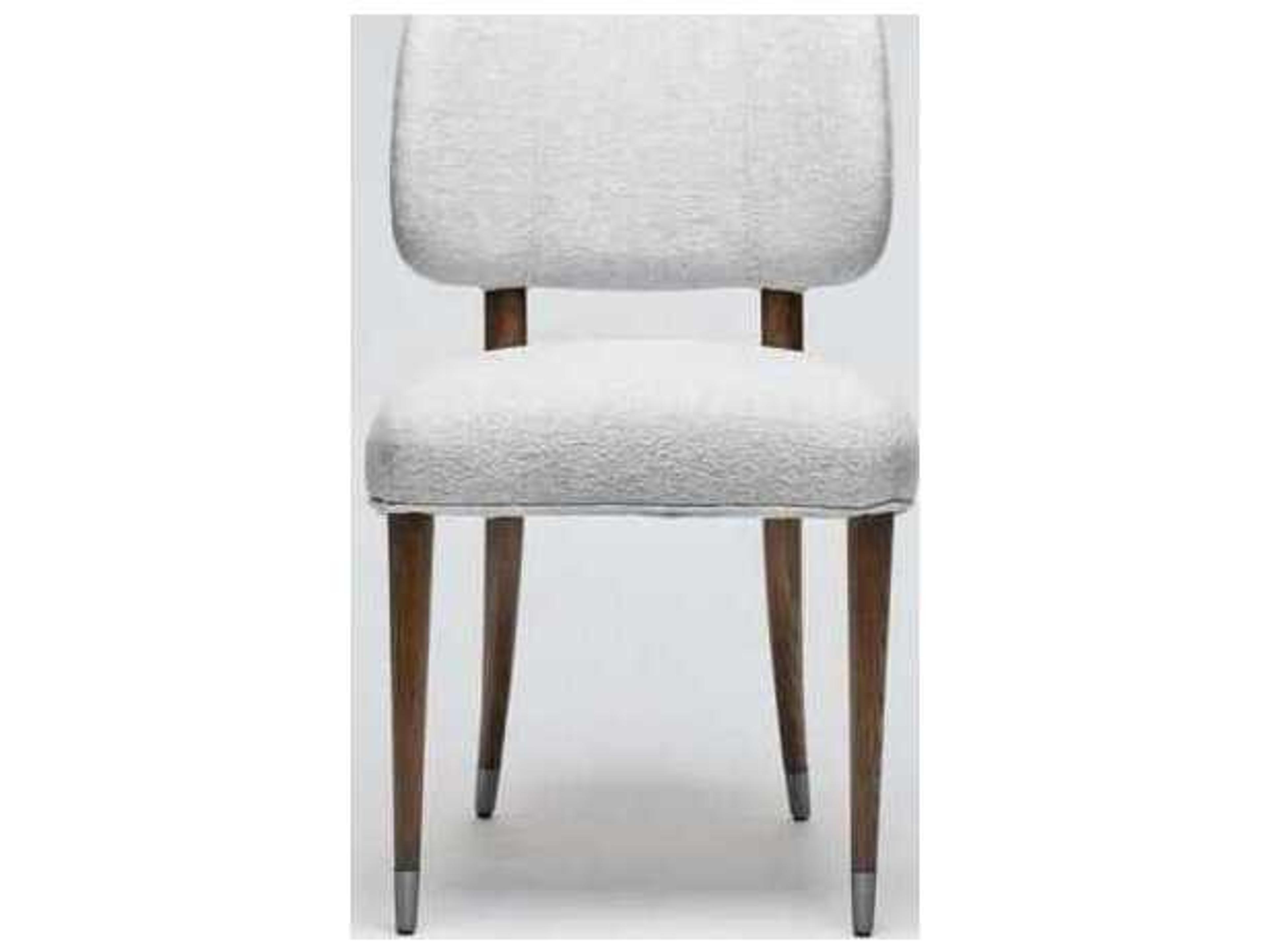 Interlude Home Serafina Gray Upholstered Armless Dining Chair