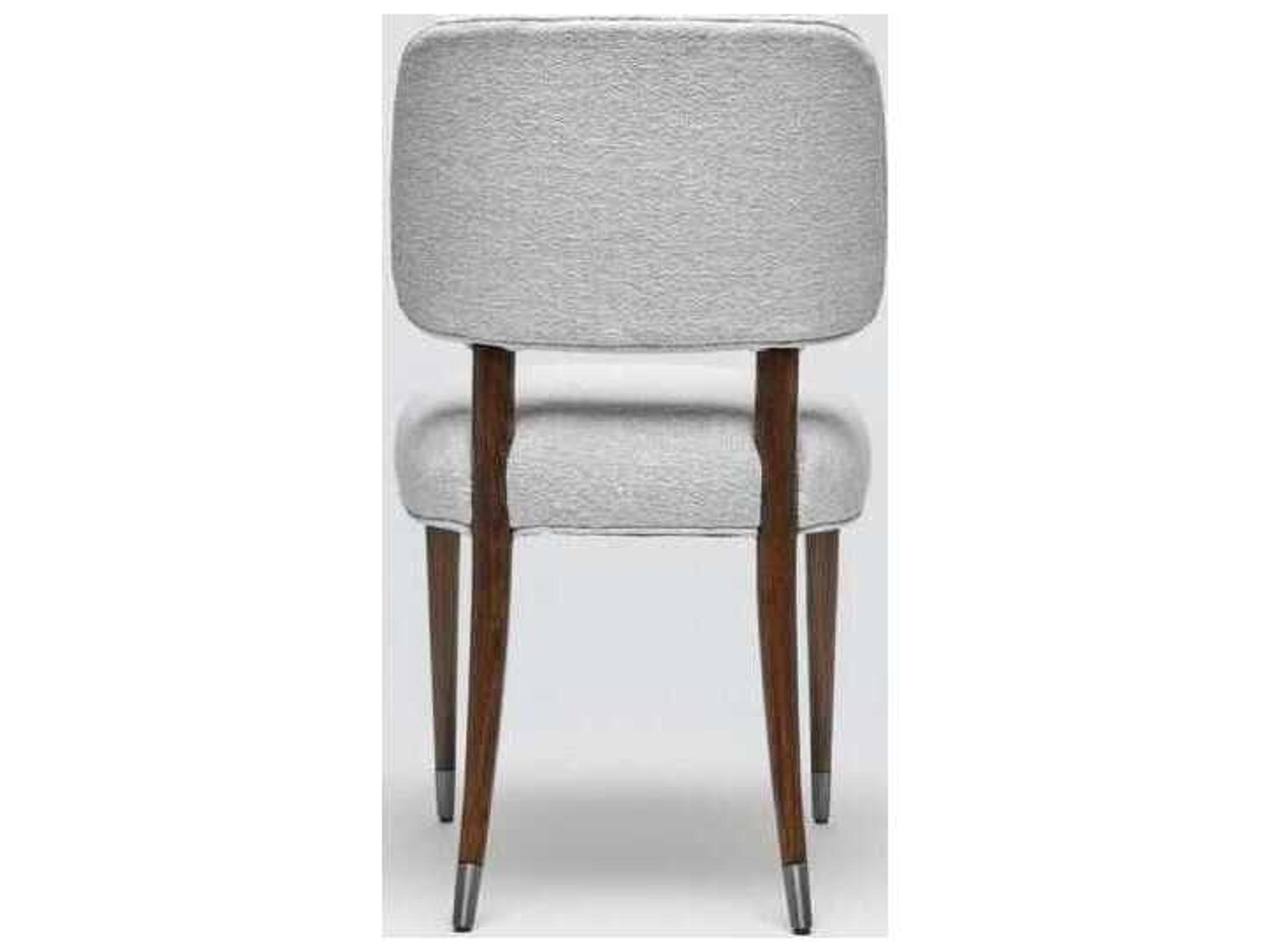 Interlude Home Serafina Gray Upholstered Armless Dining Chair