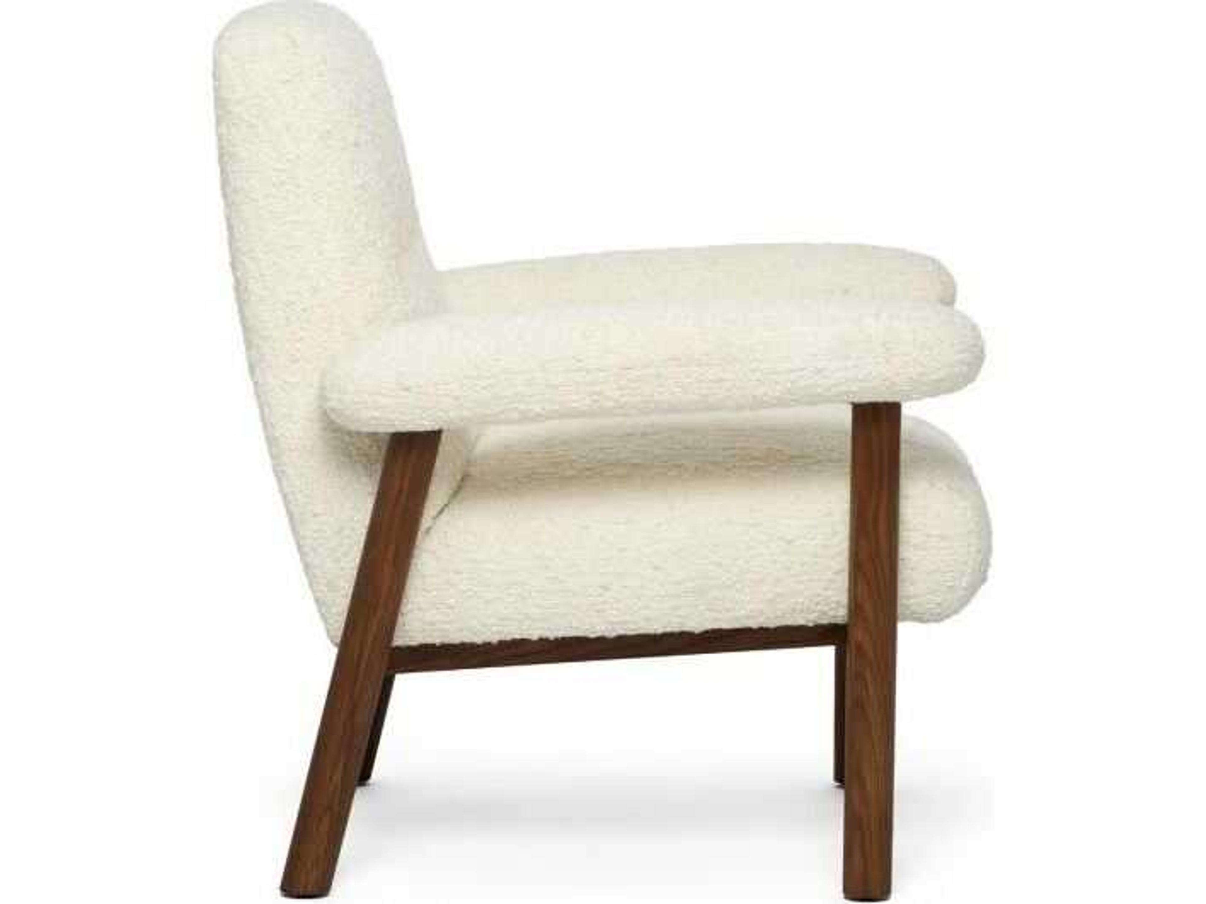 Interlude Home Nolan Cream Accent Chair