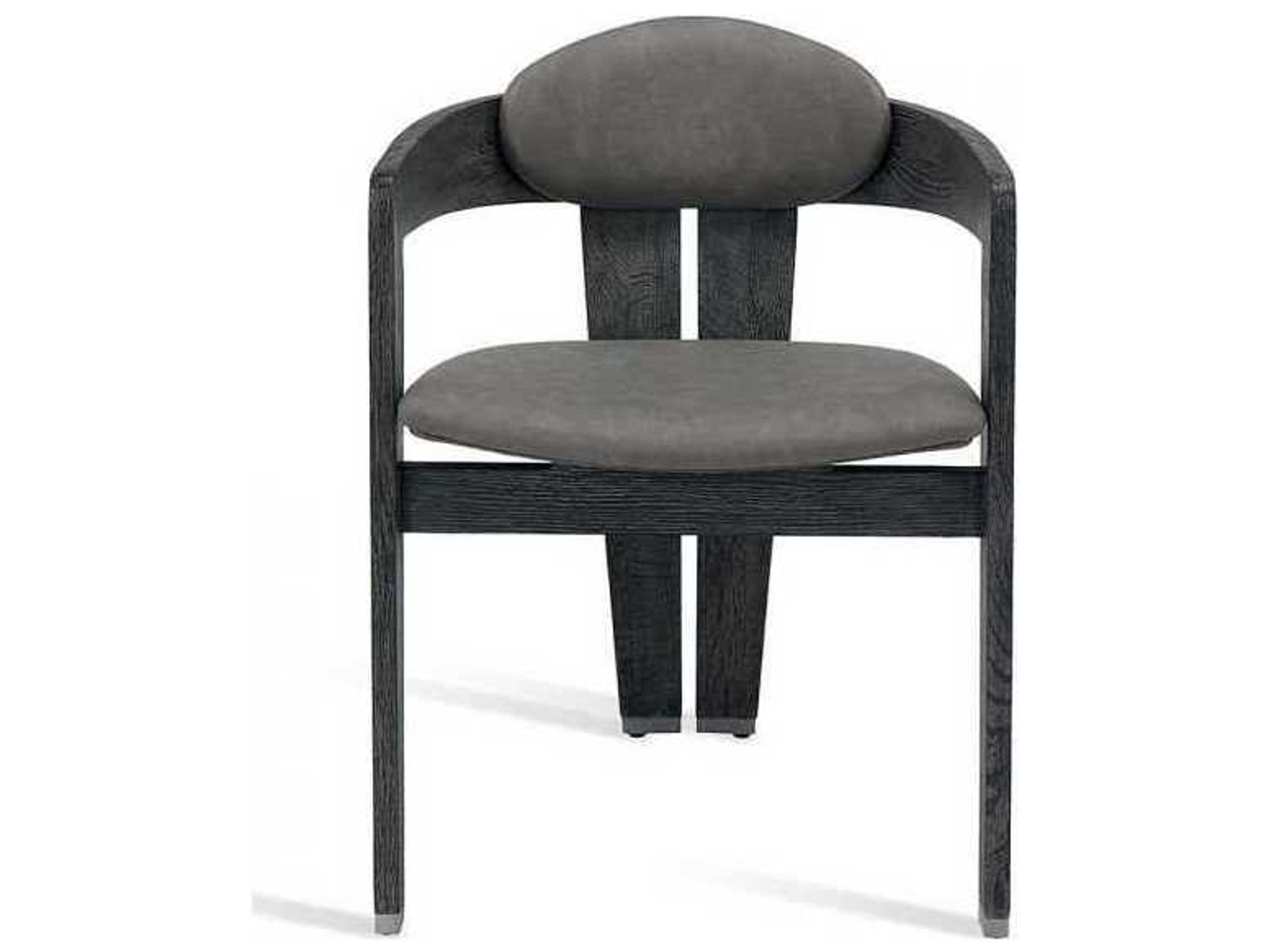 Interlude Home Gray Arm Dining Chair