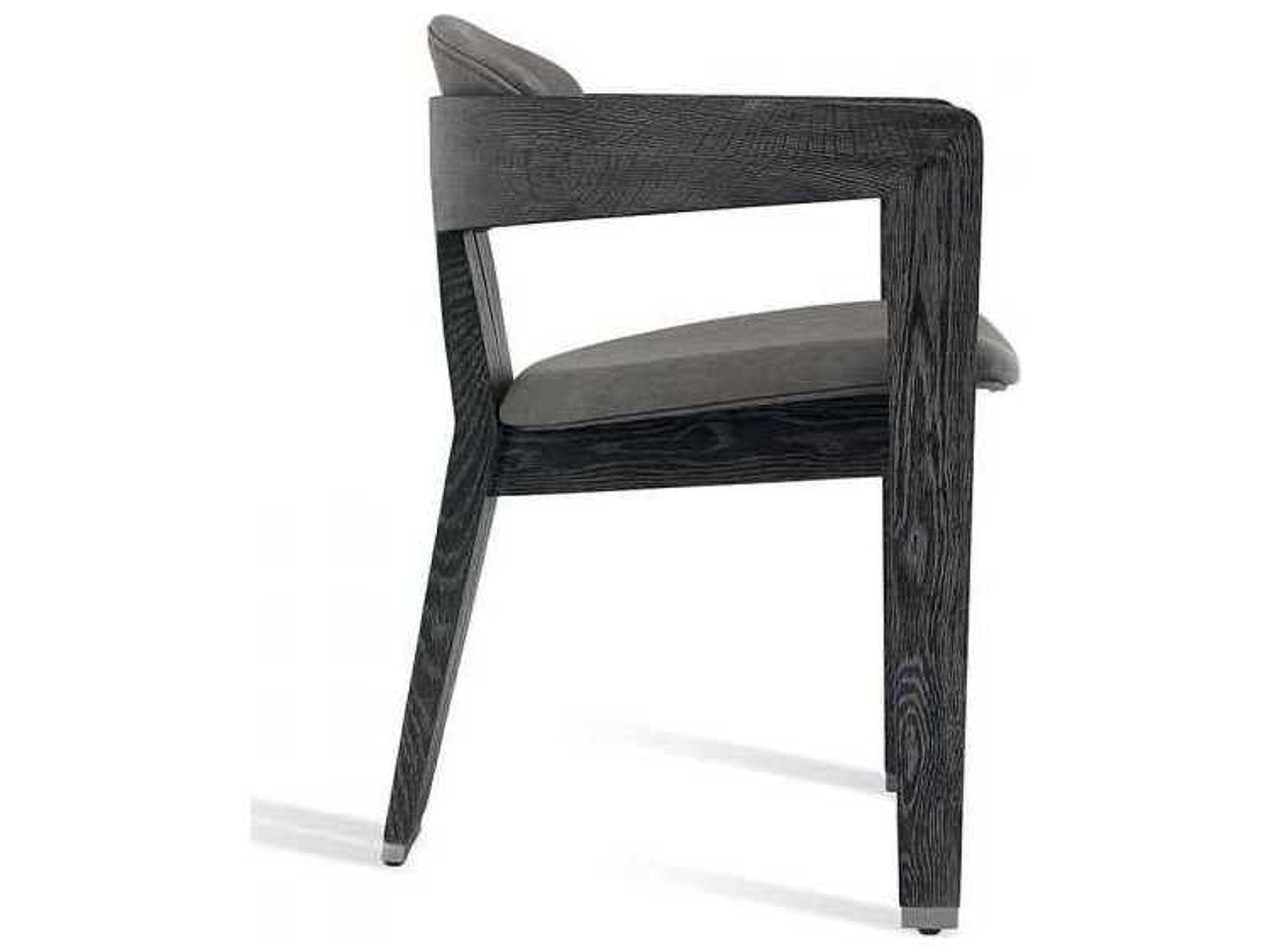 Interlude Home Gray Arm Dining Chair
