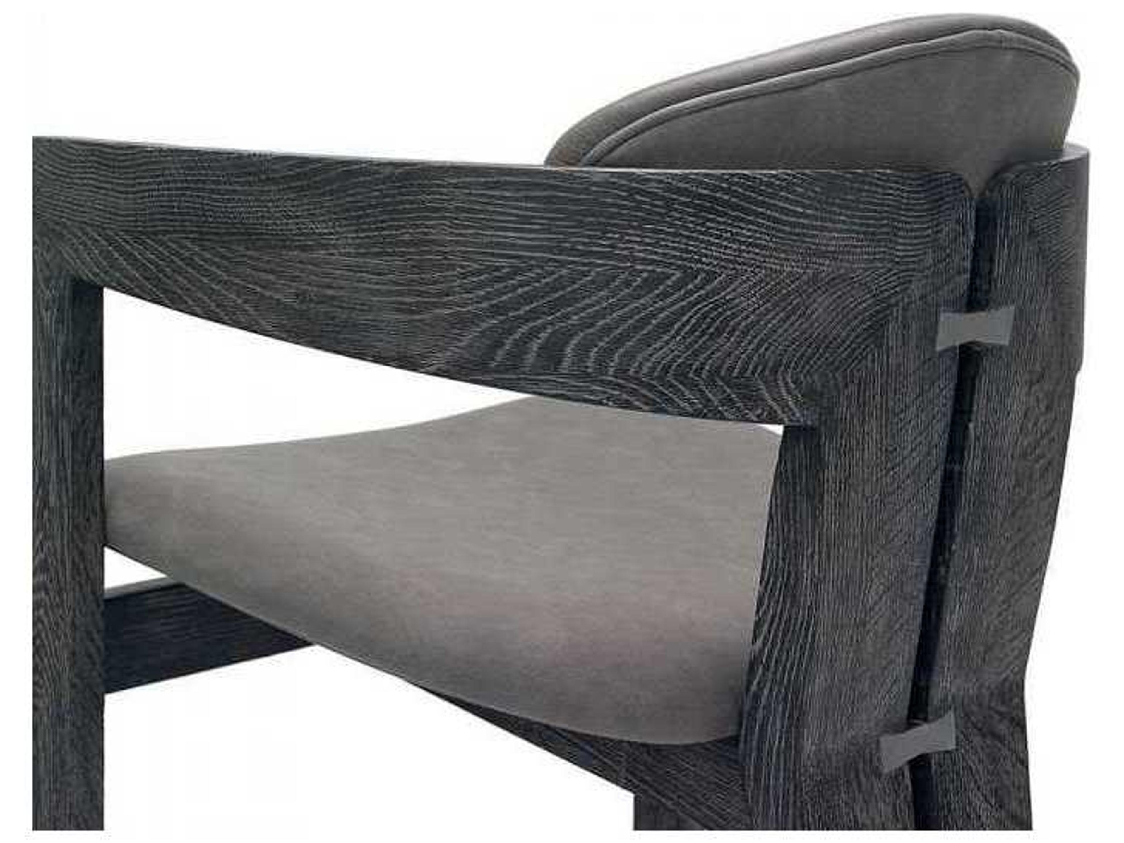 Interlude Home Gray Arm Dining Chair