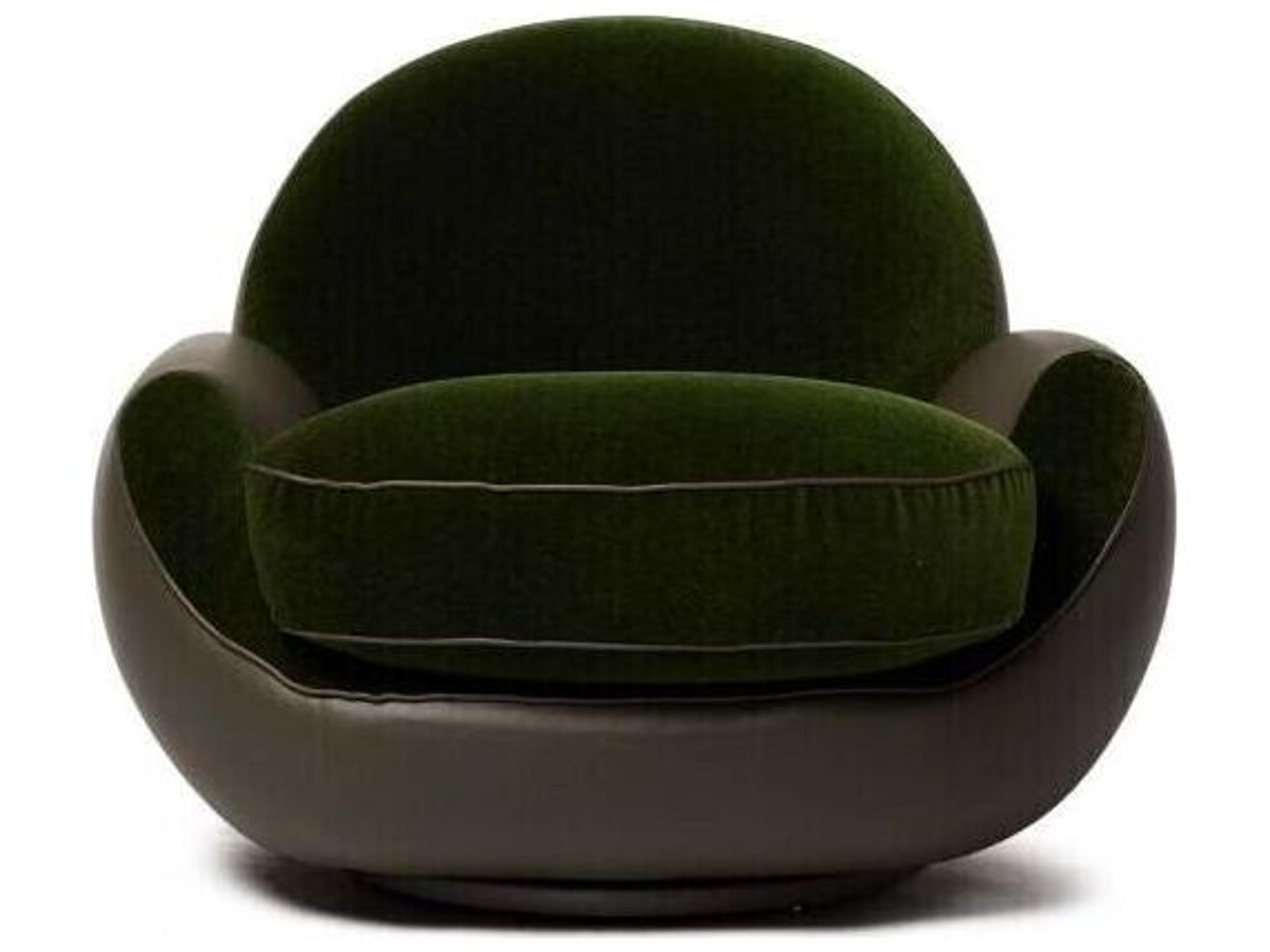 Interlude Home Laurent Velvet Accent Chair