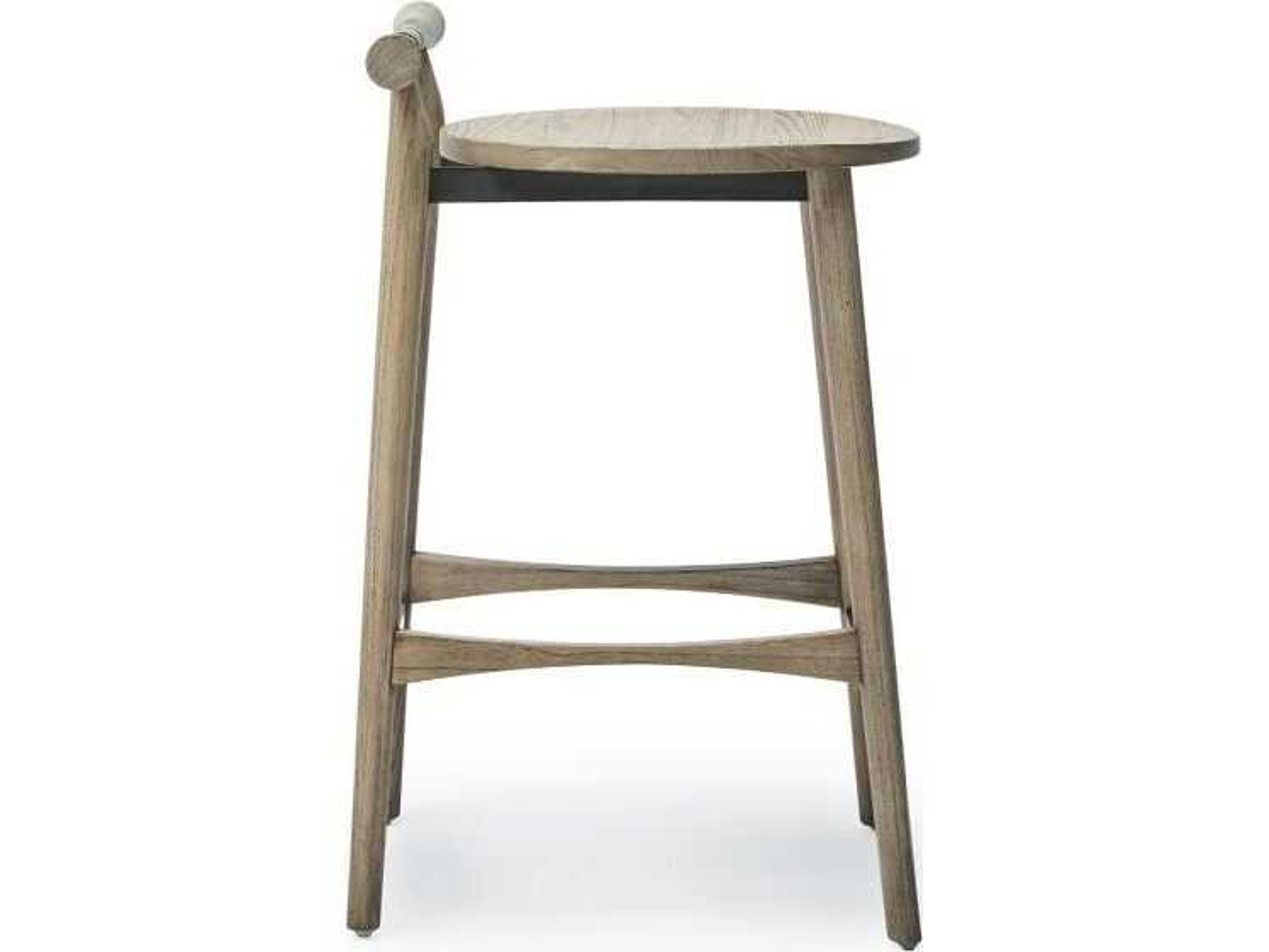 Interlude Home Madeira Sungkai Wood Counter Stool