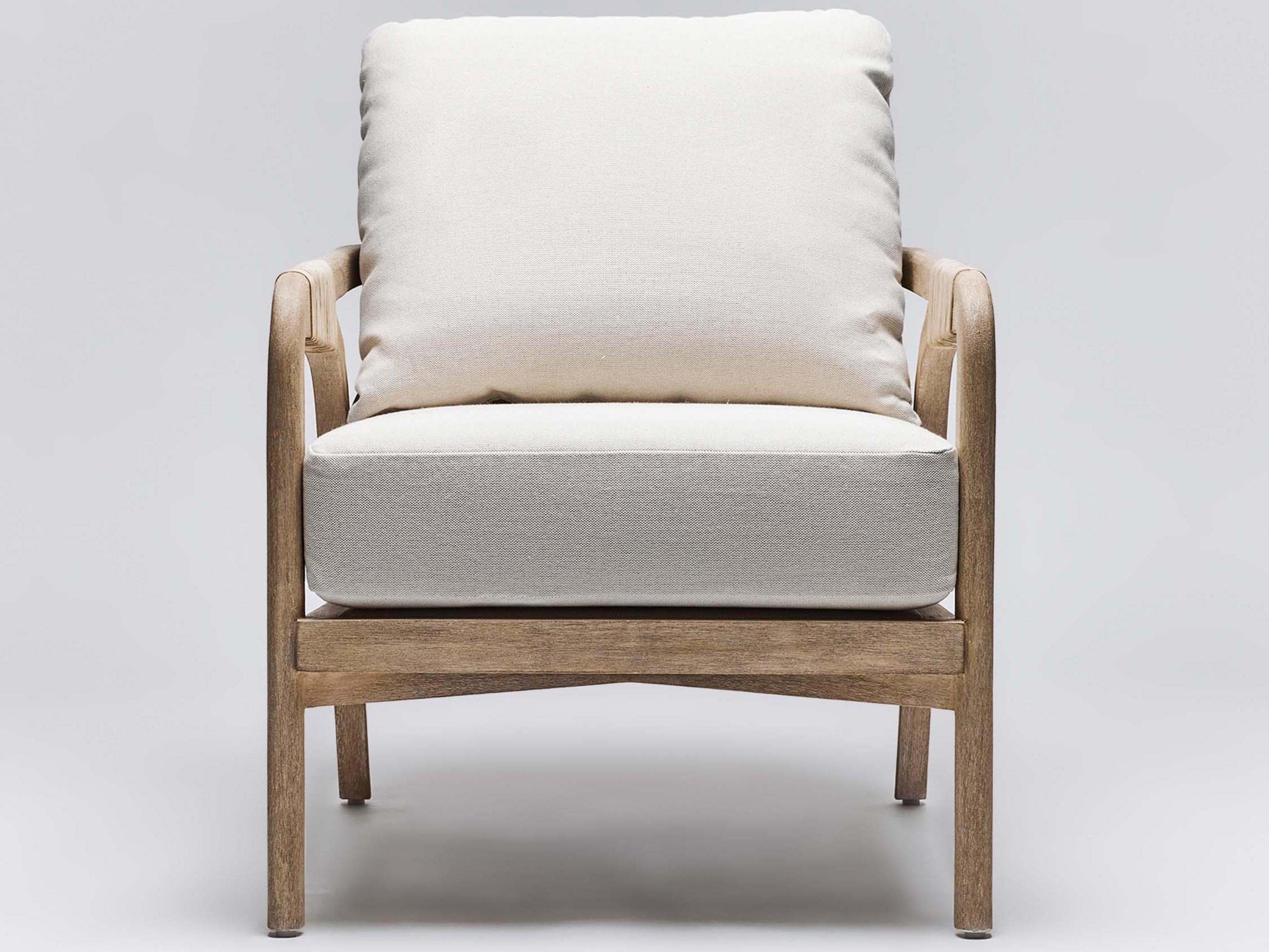 Interlude Home Delray Beige Fabric Accent Chair