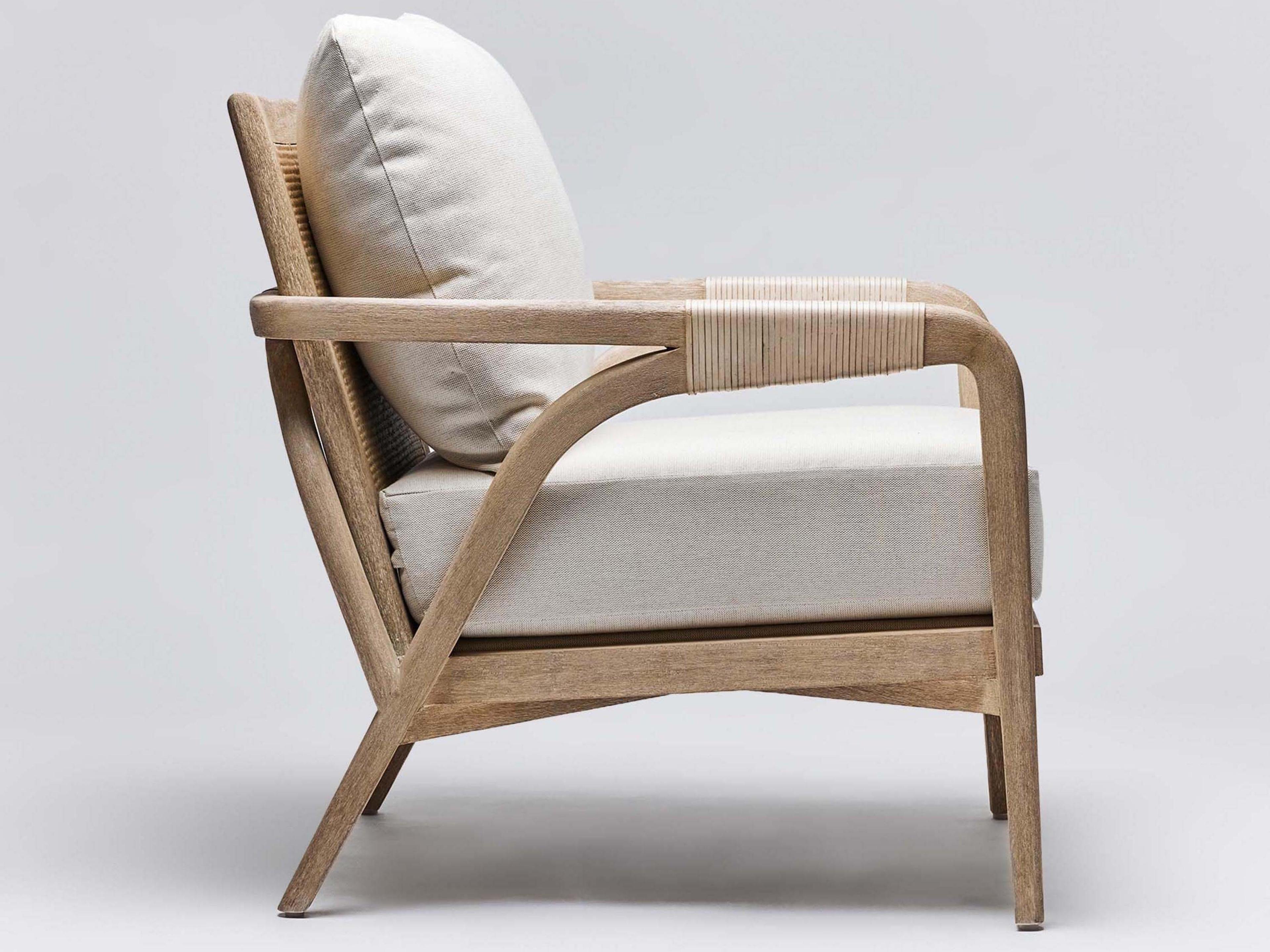 Interlude Home Delray Beige Fabric Accent Chair