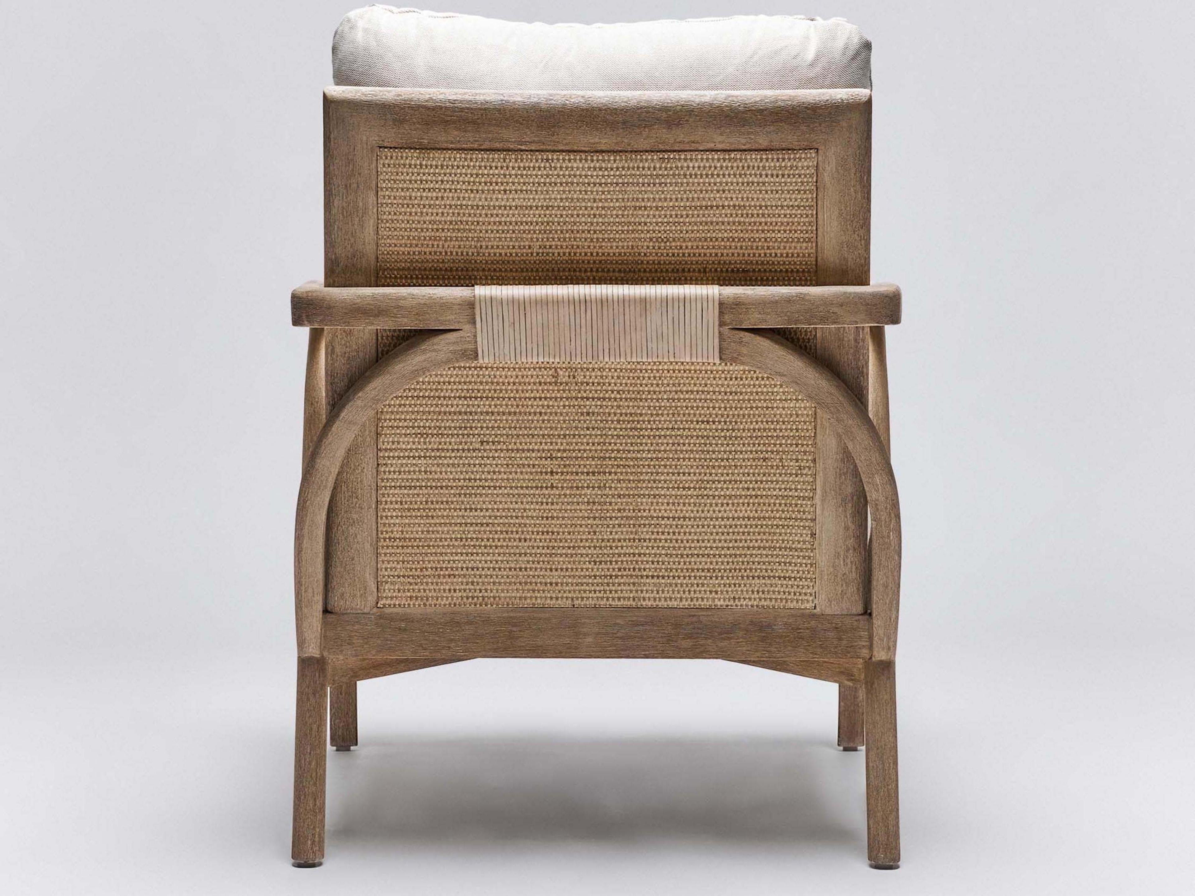 Interlude Home Delray Beige Fabric Accent Chair