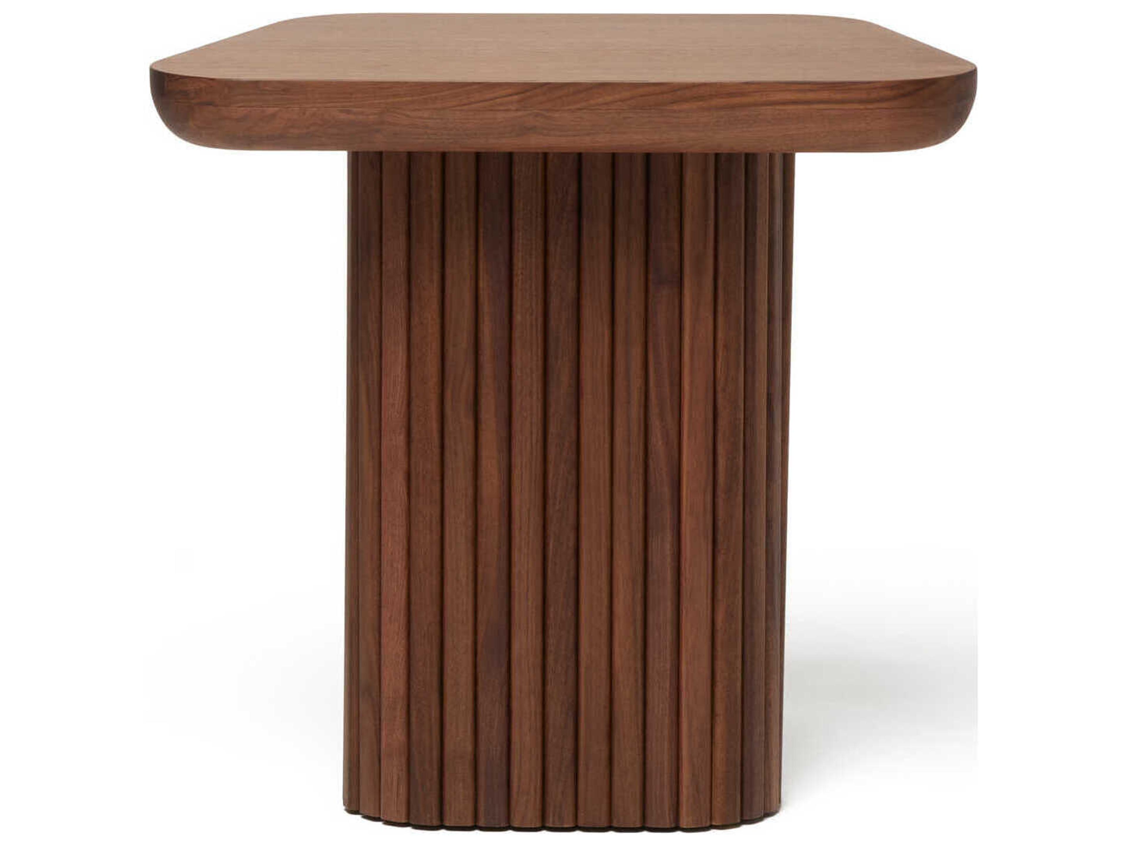 Interlude Home Carrabelle Wood Classic Walnut End Table