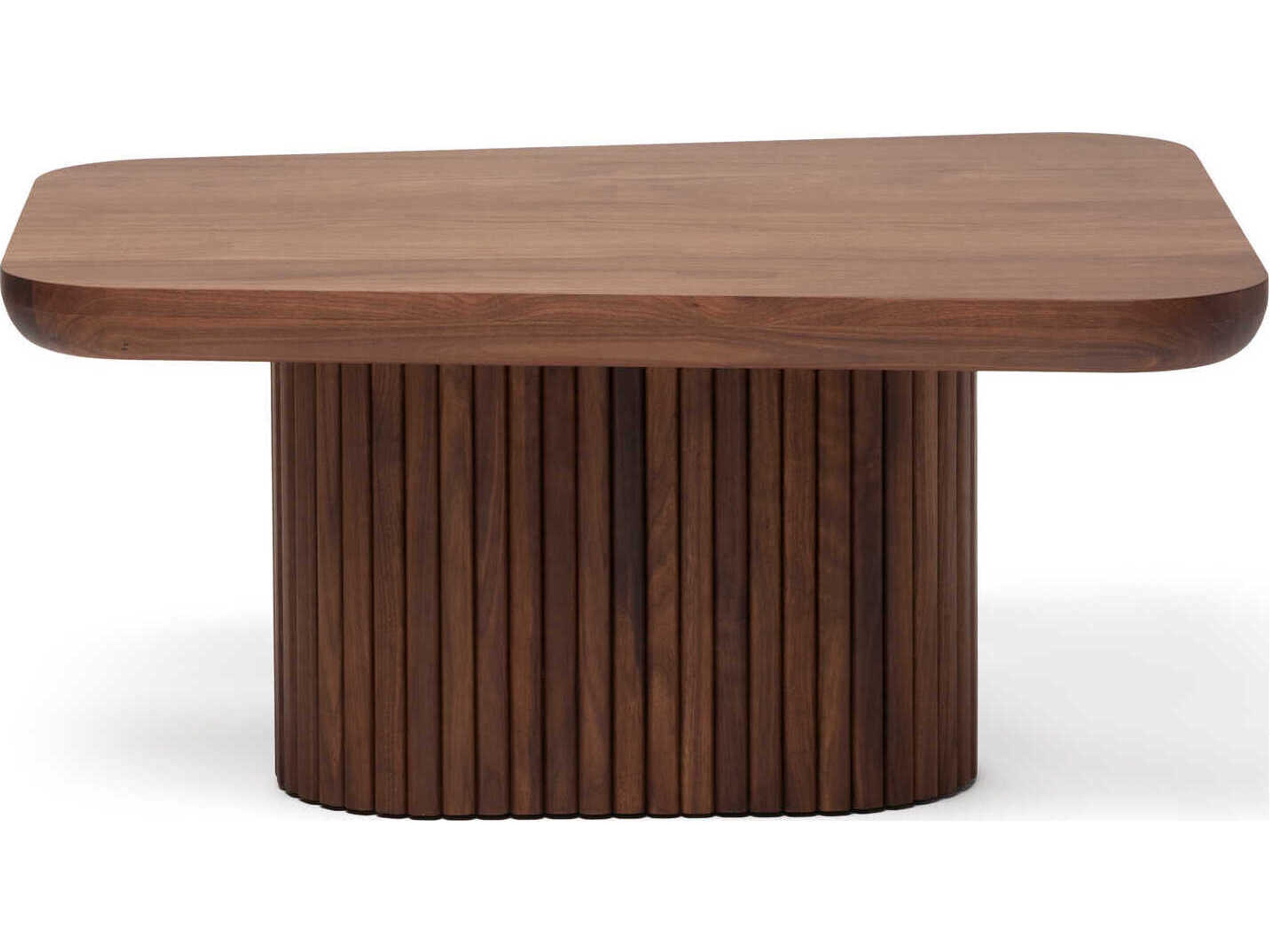 Interlude Home Carrabelle Wood Classic Walnut Coffee Table