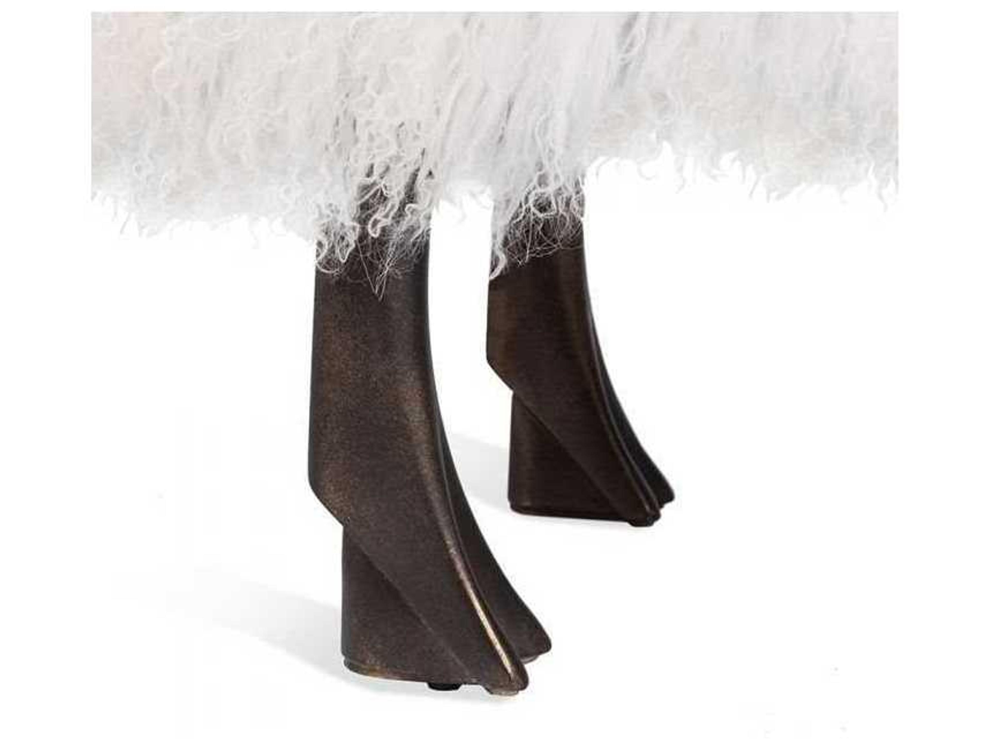 Interlude Home Antique Bronze/ Ivory Sculpture