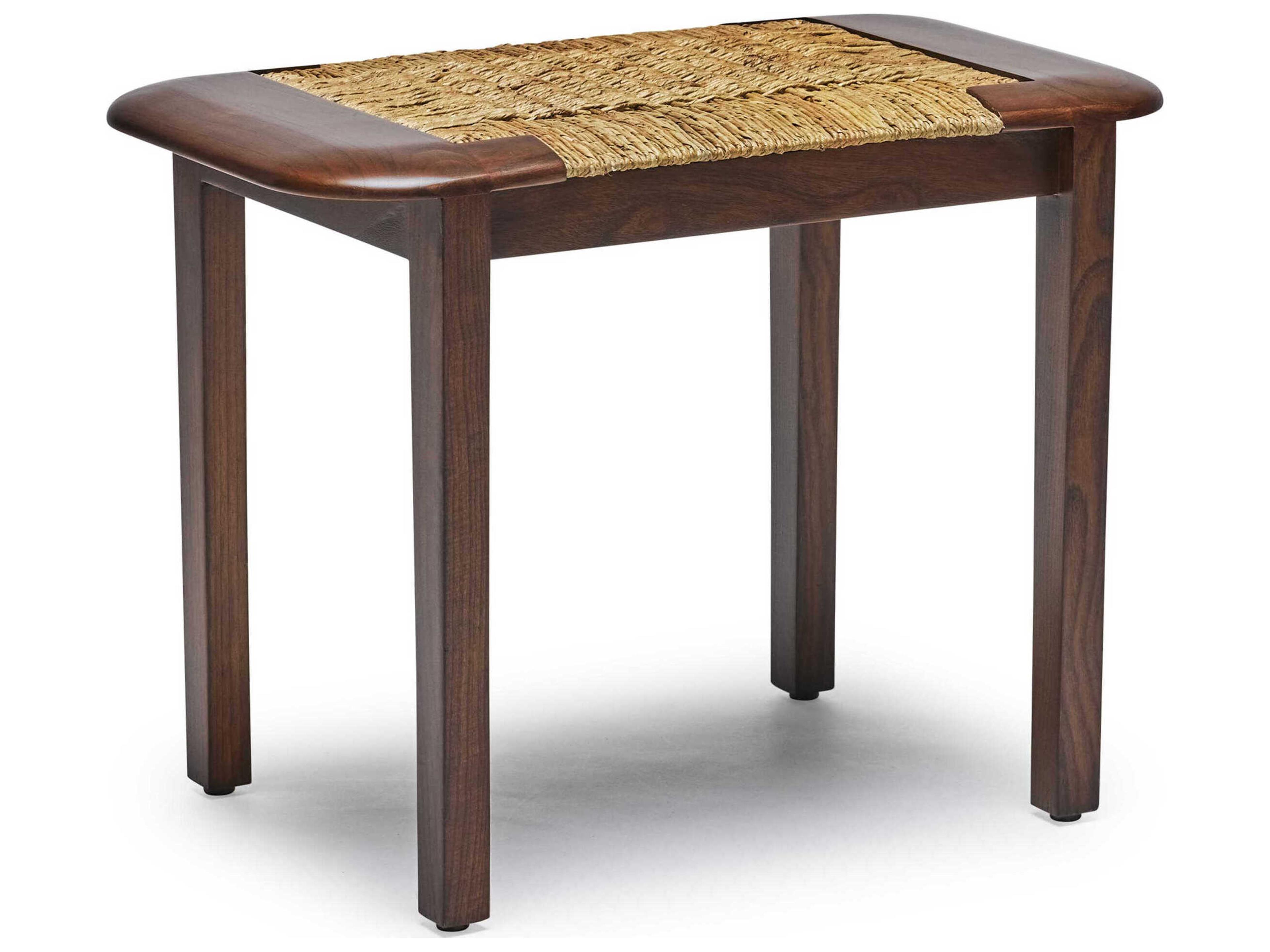 Juno Chestnut Natural Brown Accent Stool