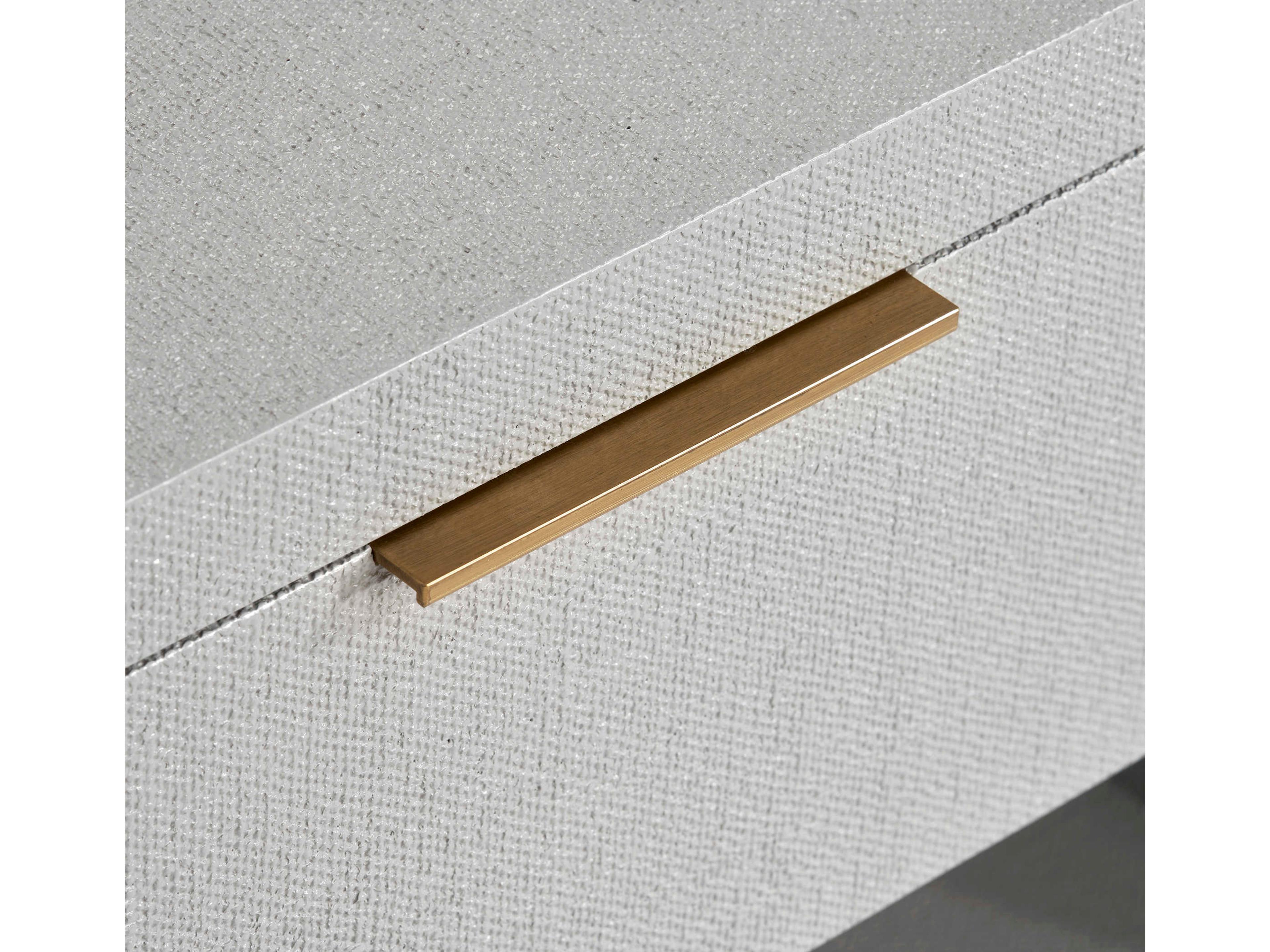 Interlude Home Montaigne 1-Drawer Gold Chest Nightstand