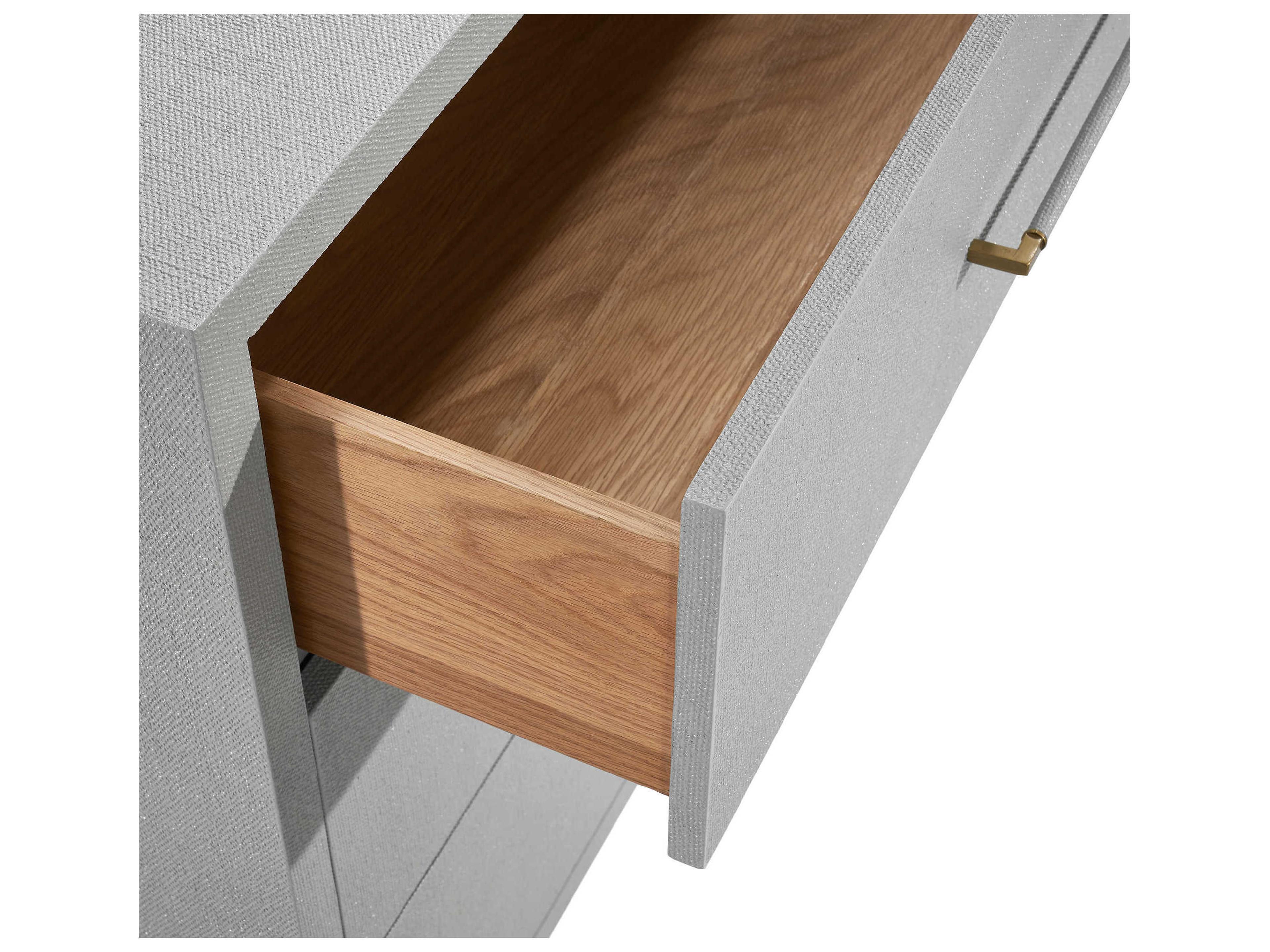 Interlude Home Taylor 6-Drawers Gray Double Dresser