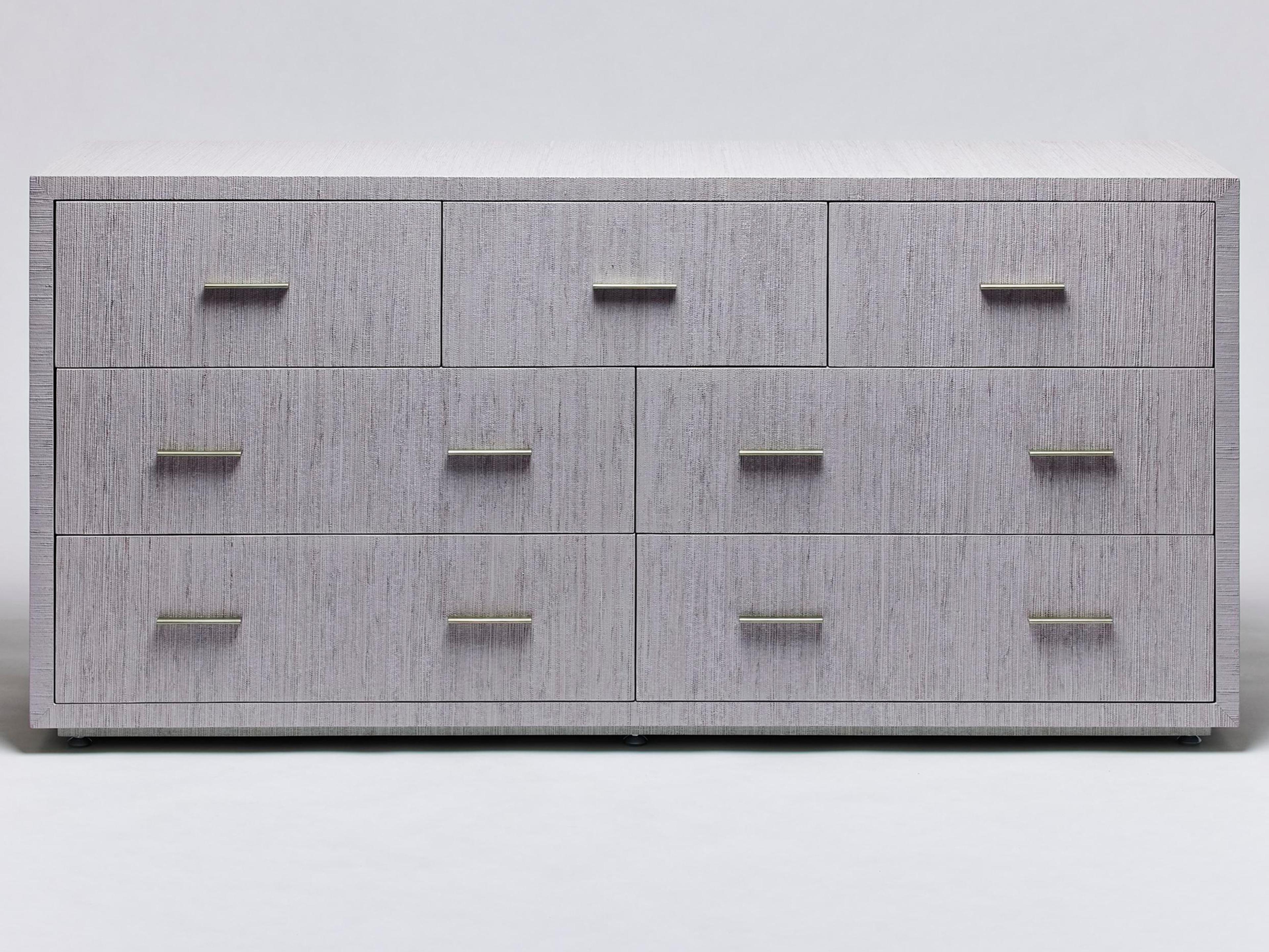 Interlude Home Livia 7-Drawers Gray Double Dresser