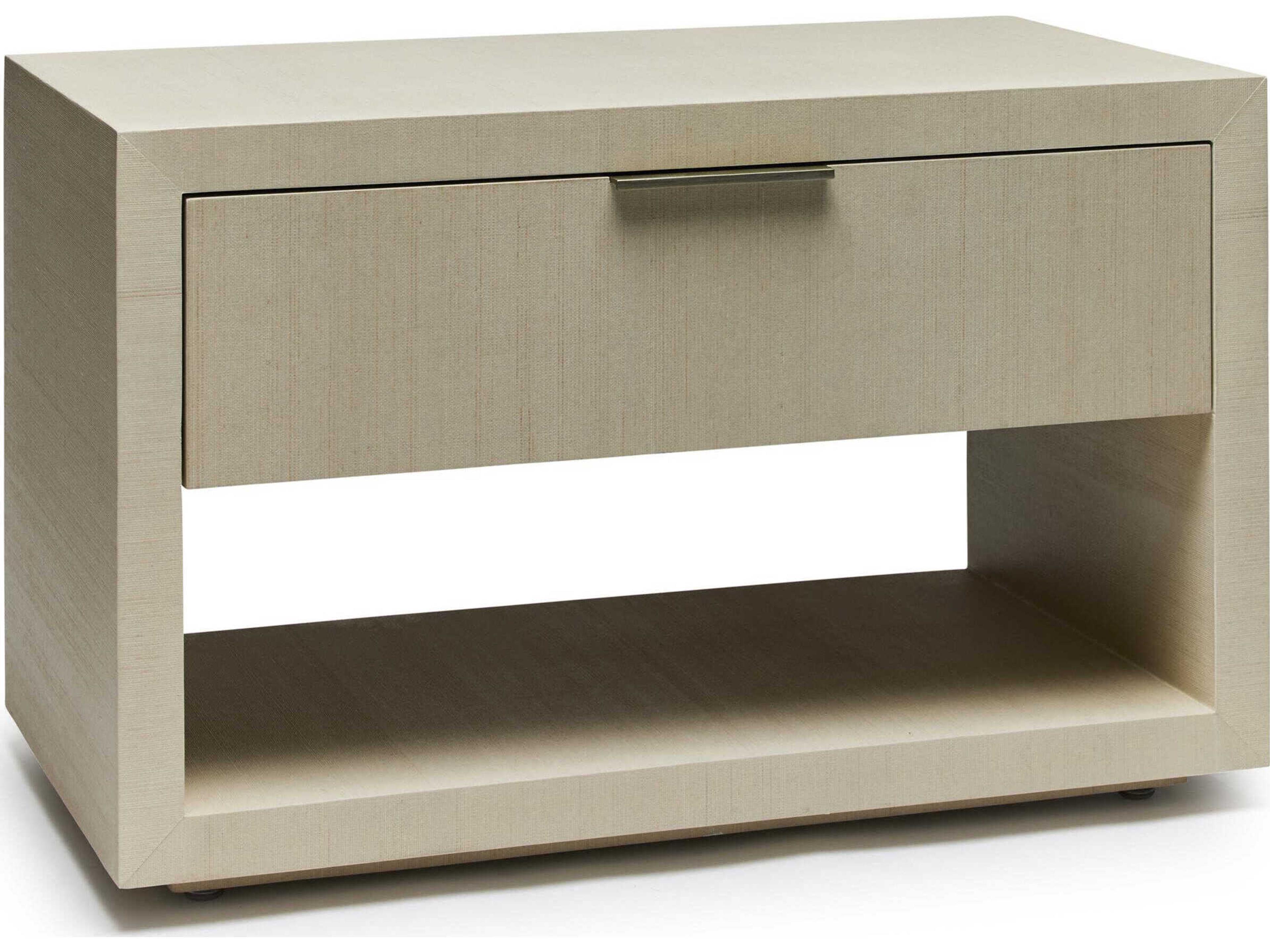 Montaigne 1-Drawer Beige Chest Nightstand