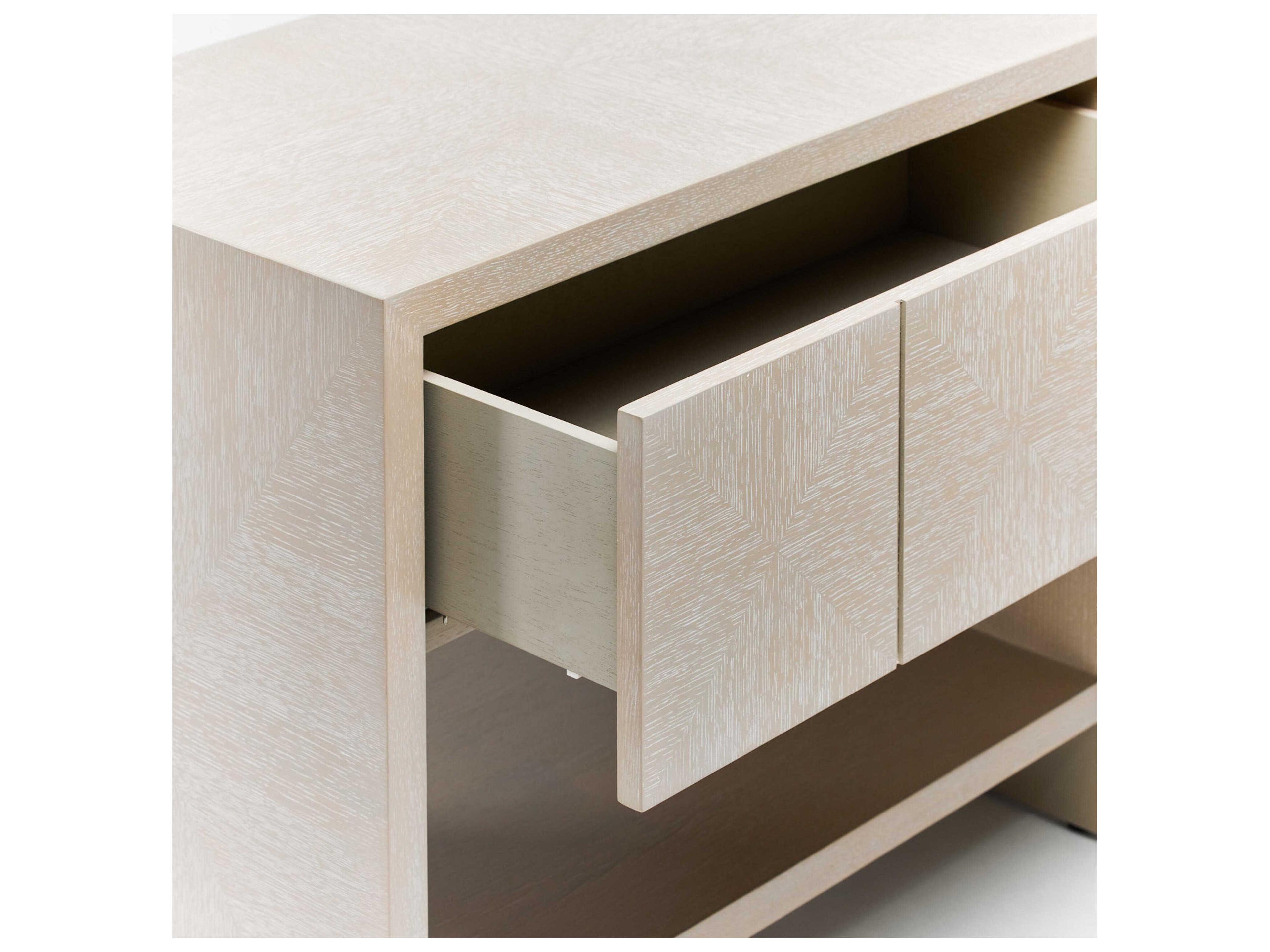 Interlude Home Lowell 1-Drawer Gray Oak Wood Chest Nightstand