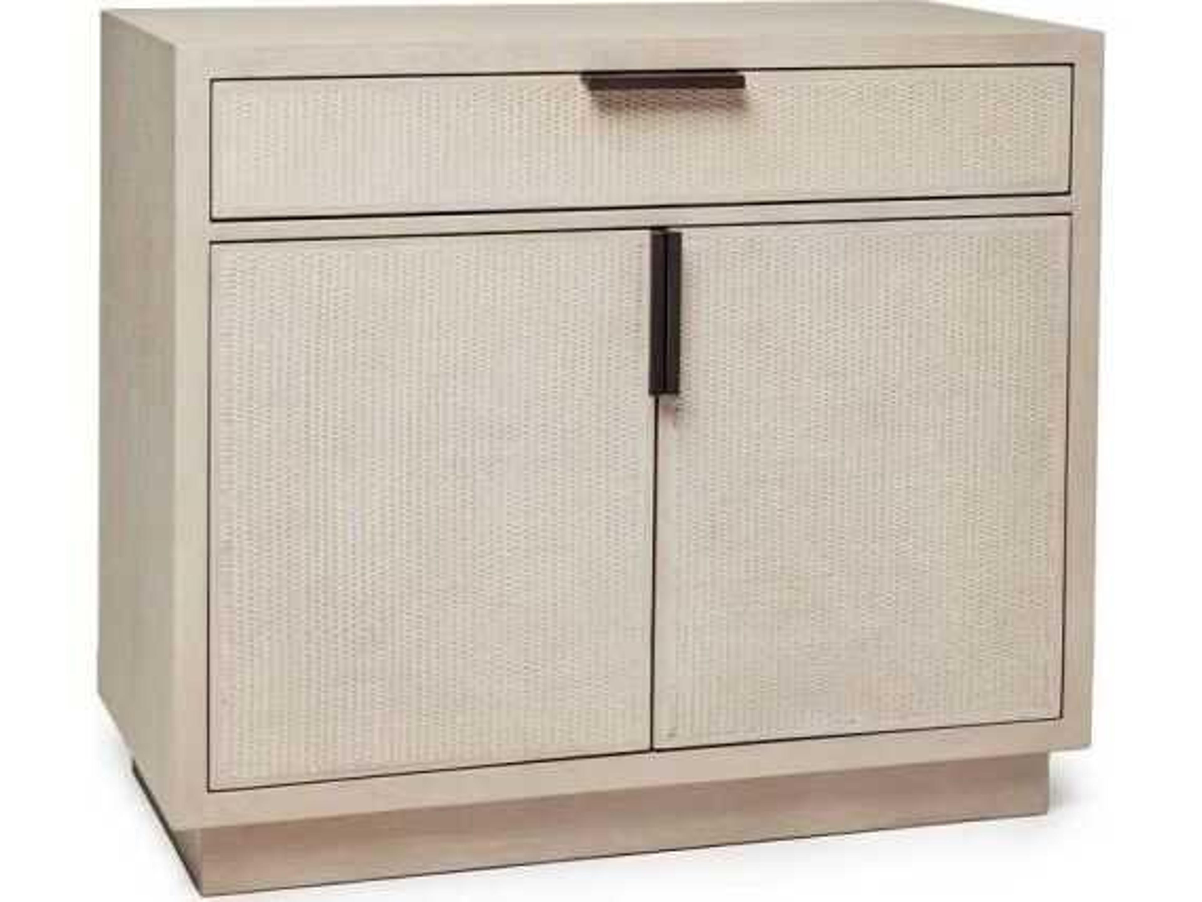 Holmes 3-Drawers Beige Oak Wood Dresser