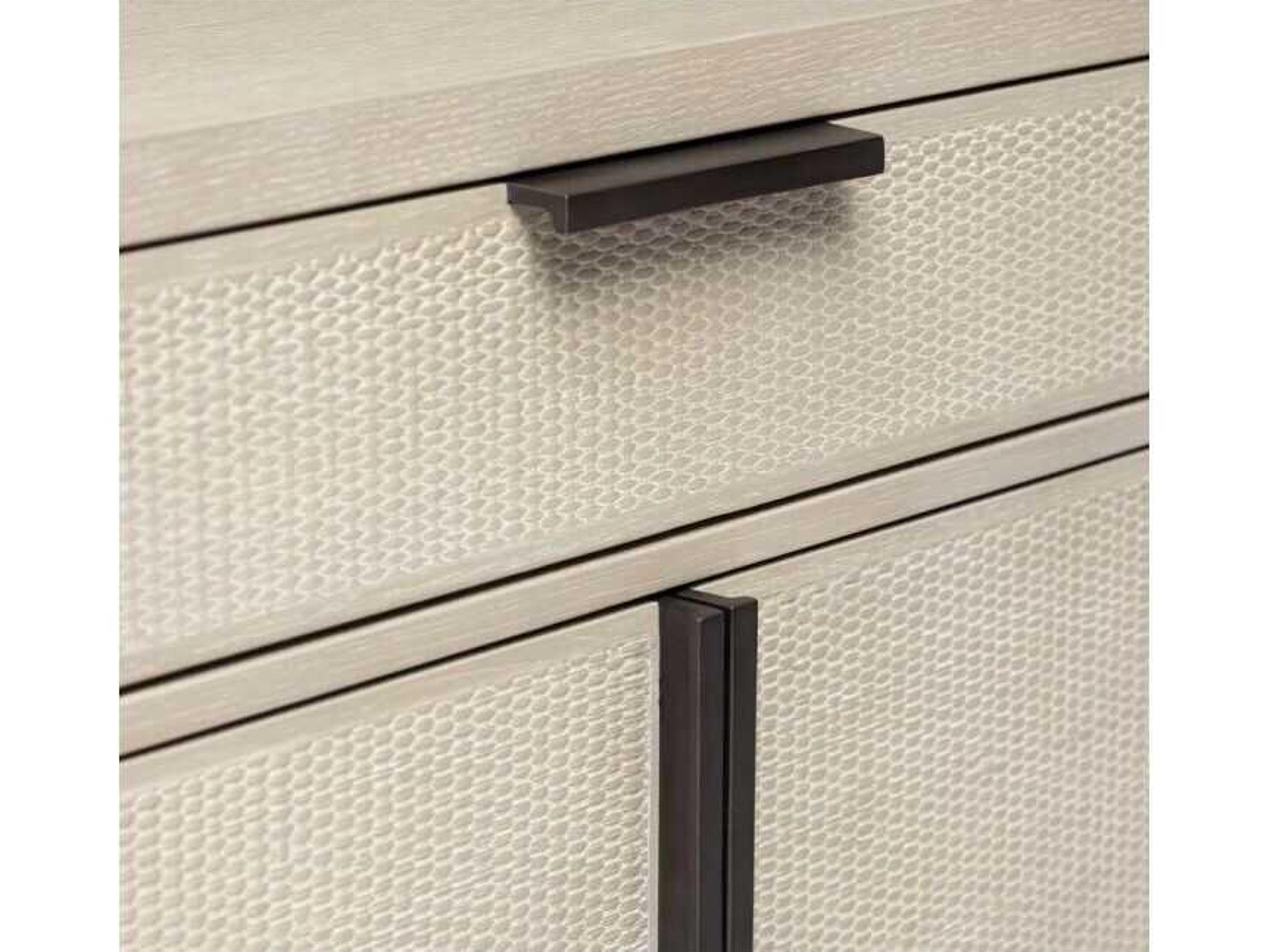 Interlude Home Holmes 3-Drawers Beige Oak Wood Dresser