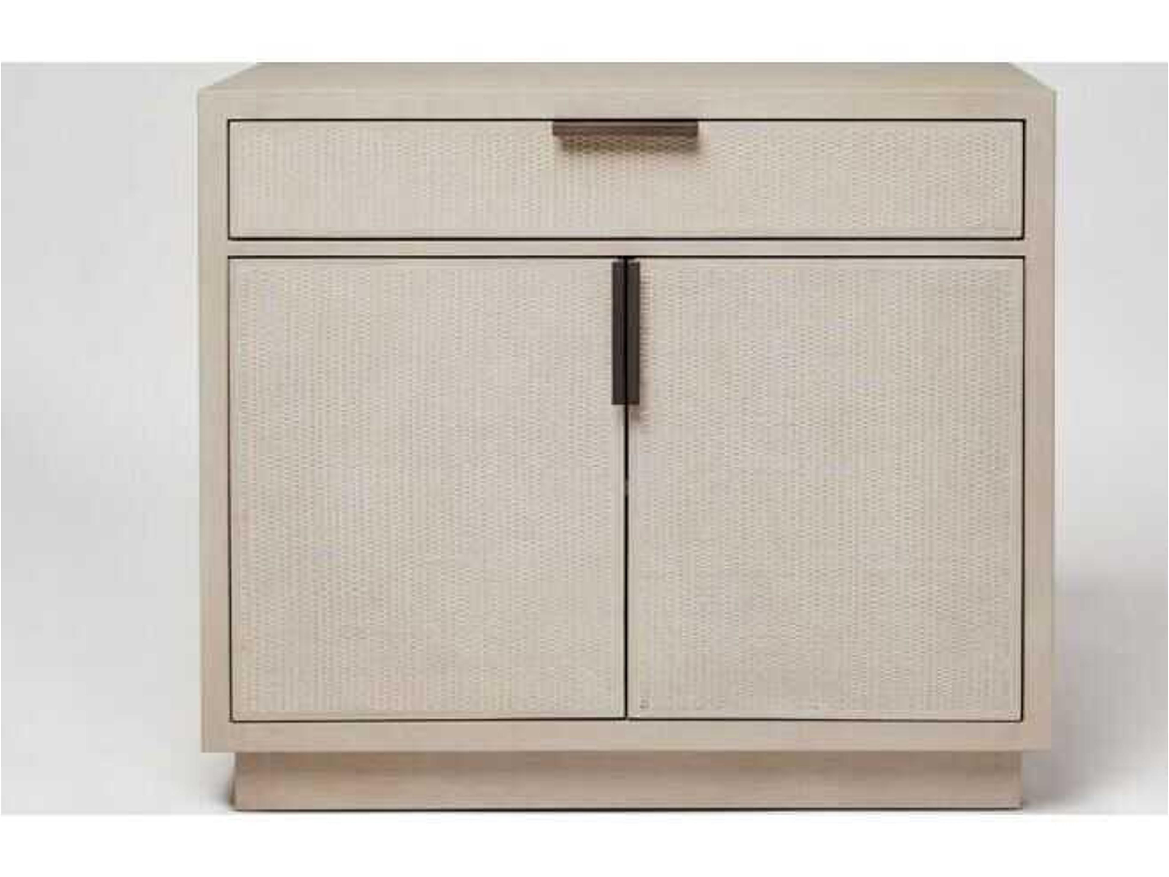 Interlude Home Holmes 3-Drawers Beige Oak Wood Dresser