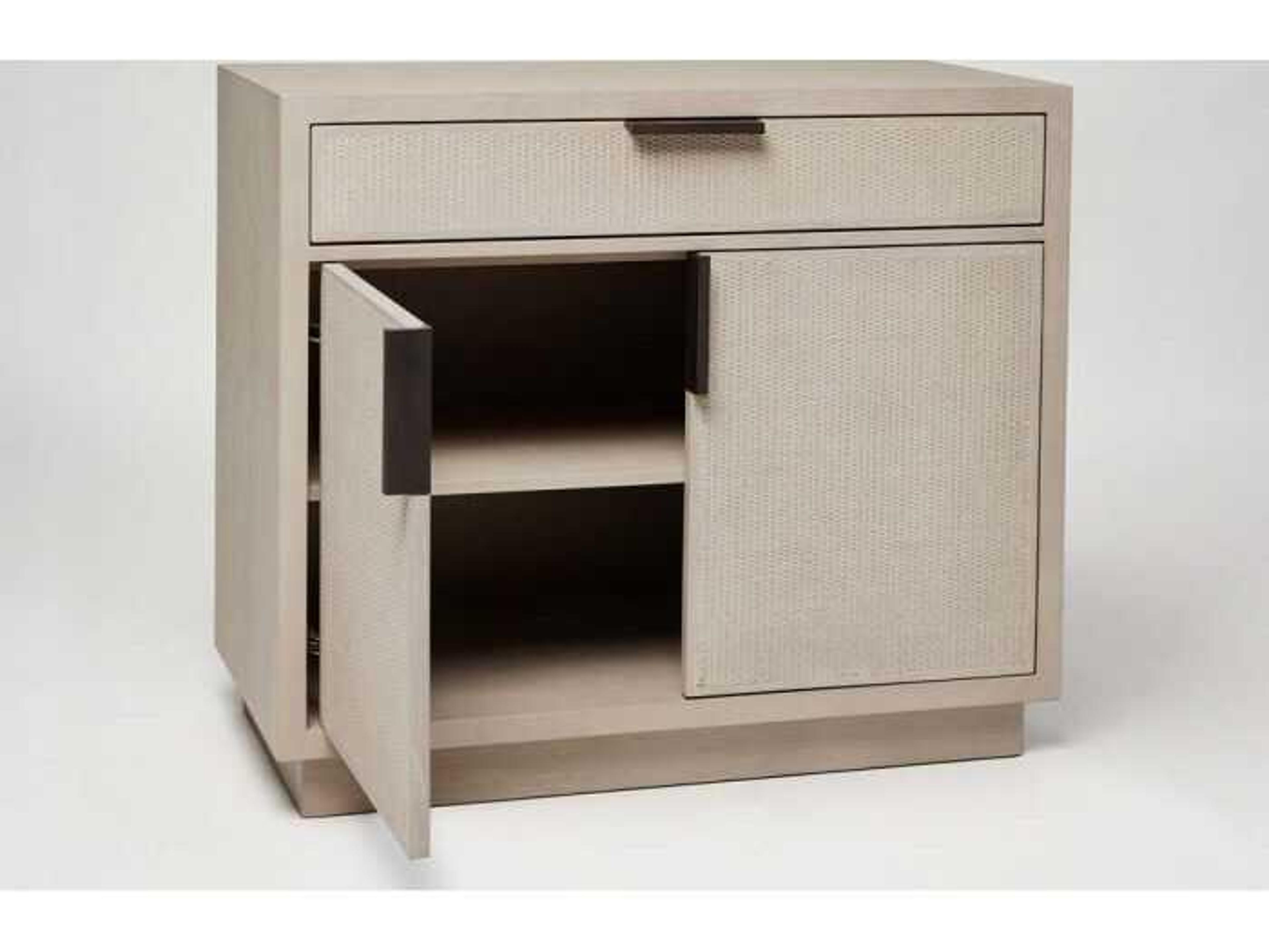 Interlude Home Holmes 3-Drawers Beige Oak Wood Dresser