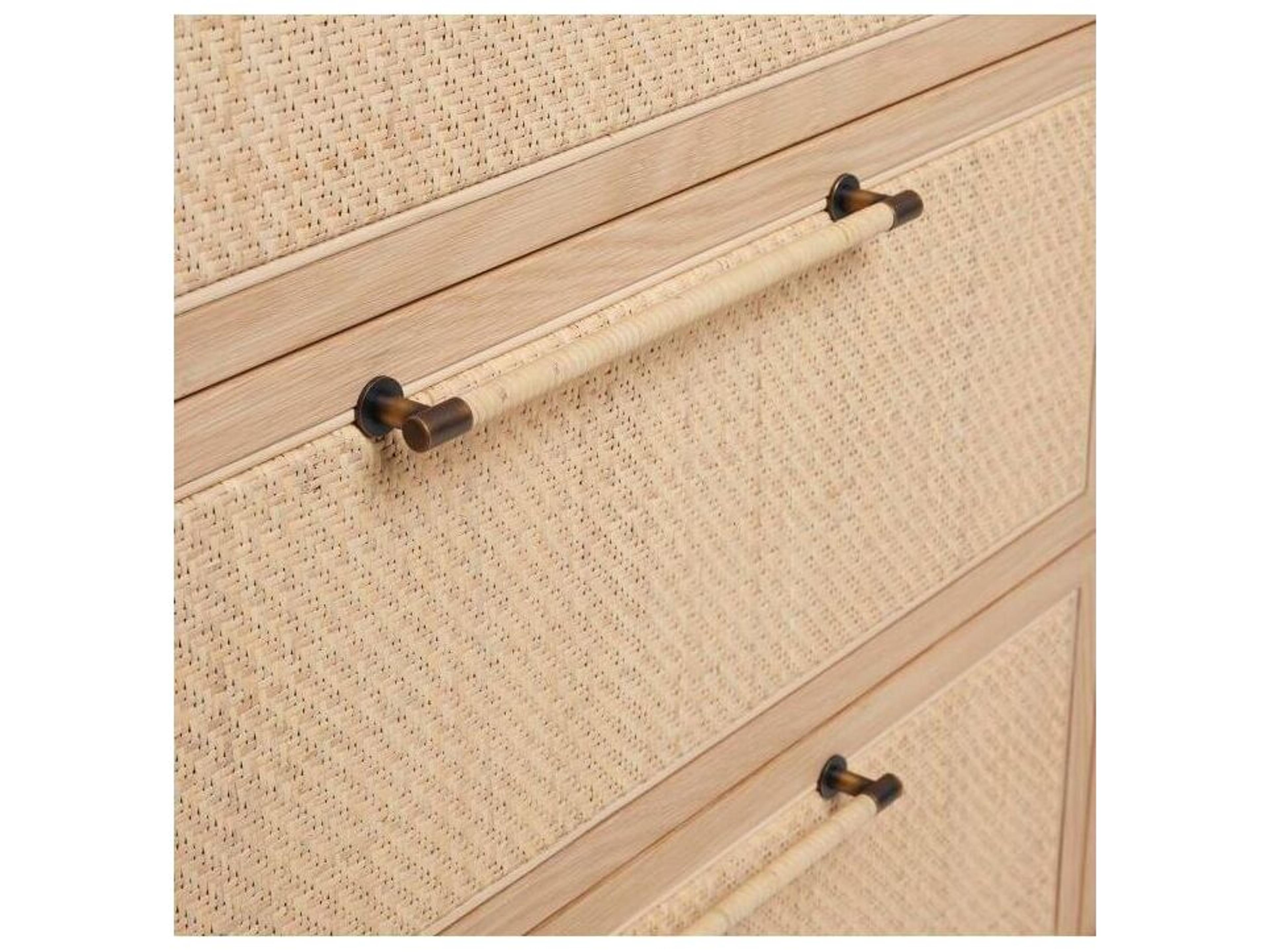 Interlude Home Marsh Natural Oak Wood Dresser