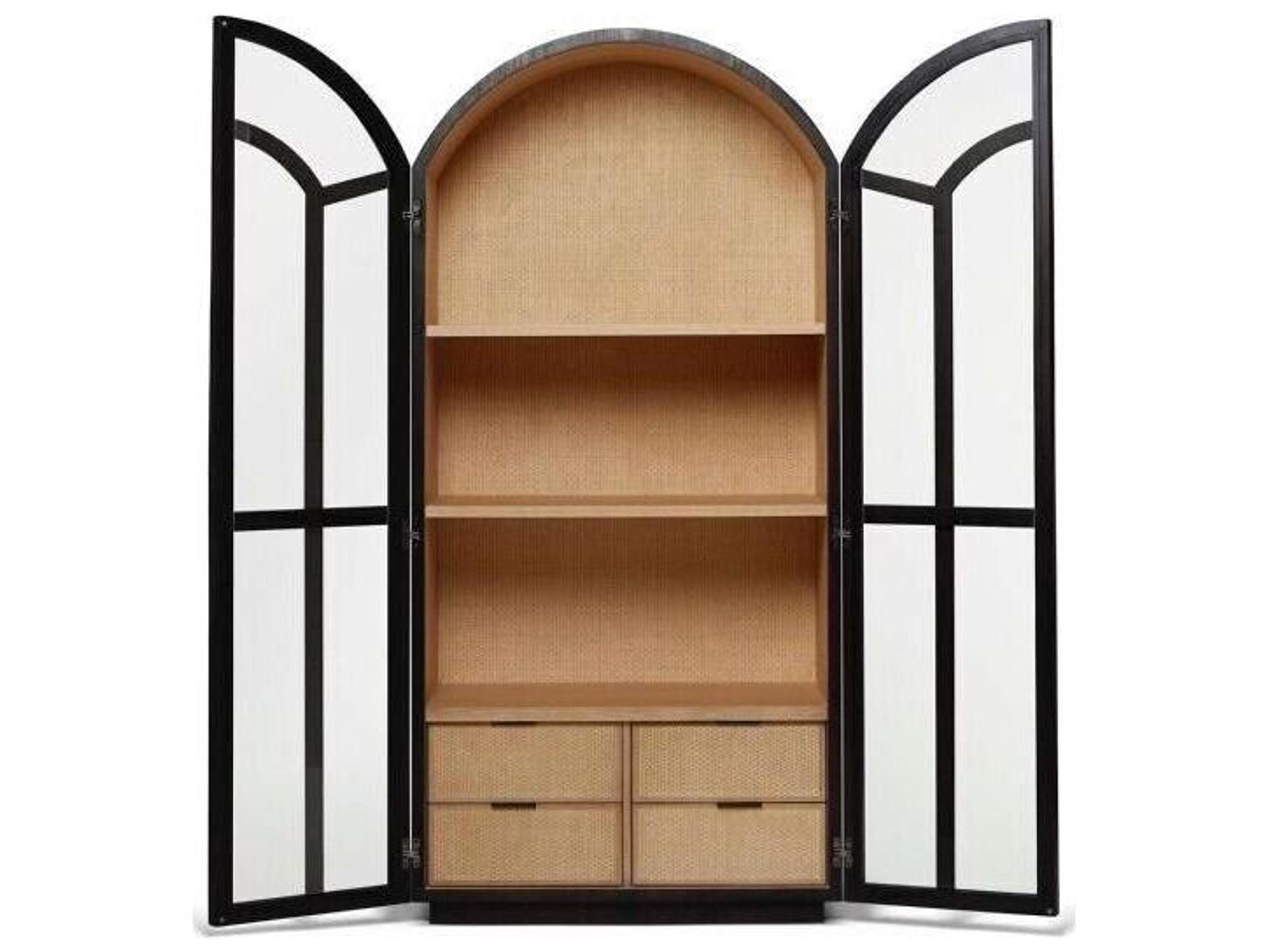 Interlude Home Claudine 38" Coffee Husk Classic Bronze Media Console