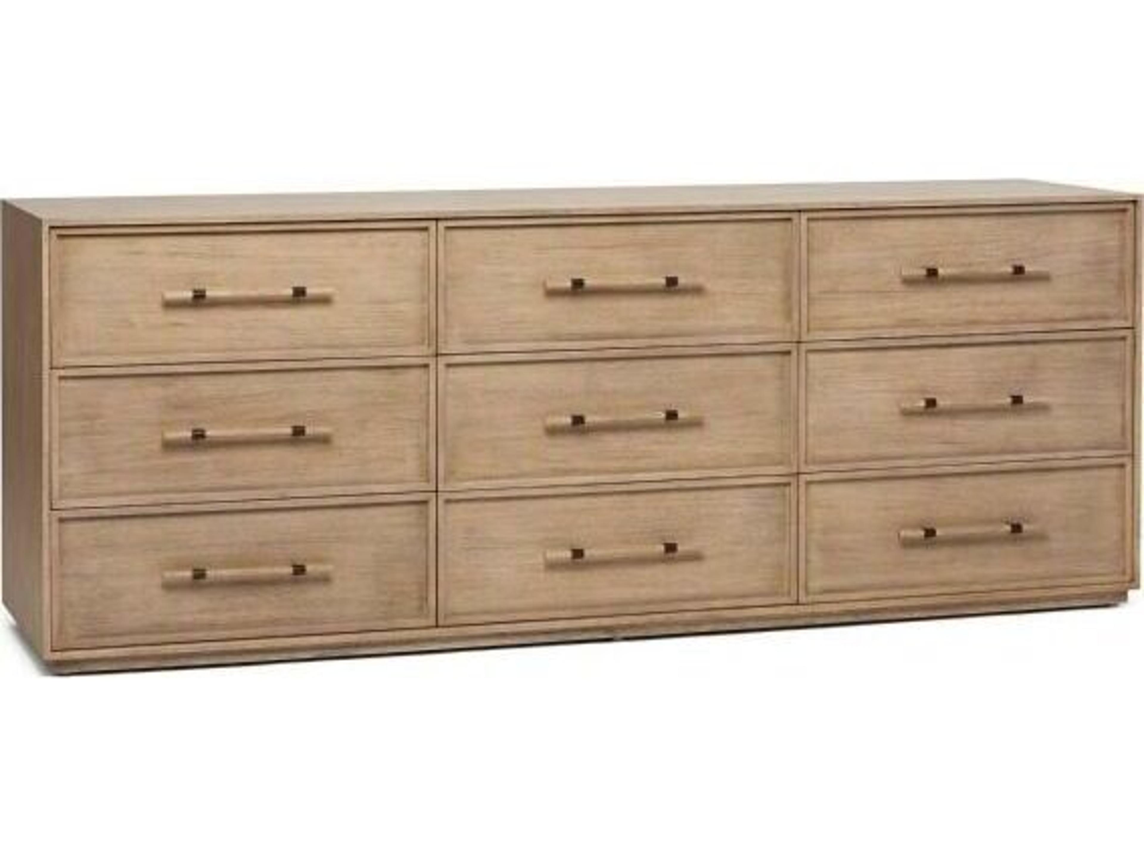 Clement Natural Mahogany Wood Dresser