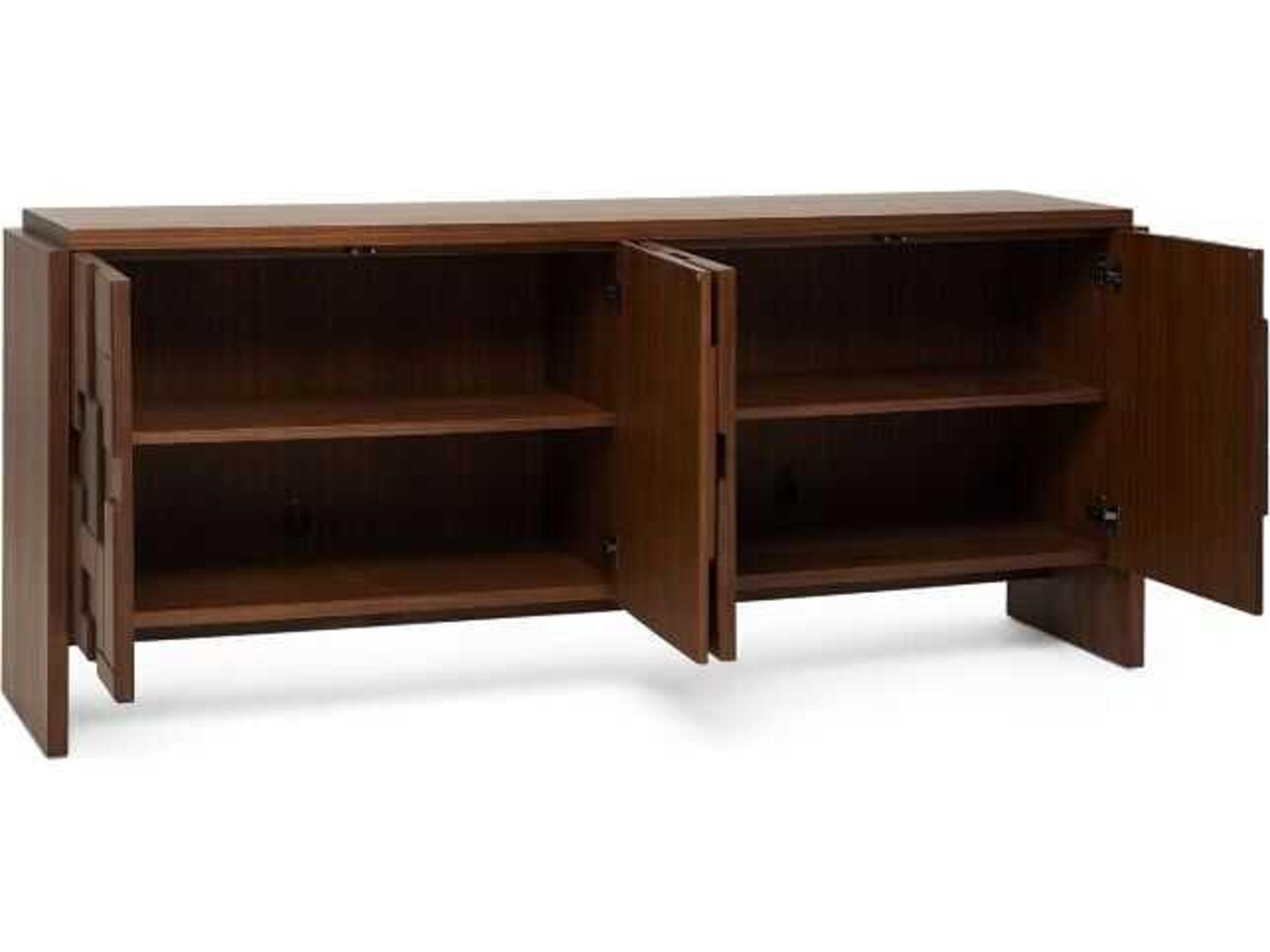 Interlude Home Louise 76" Classic Walnut Media Console