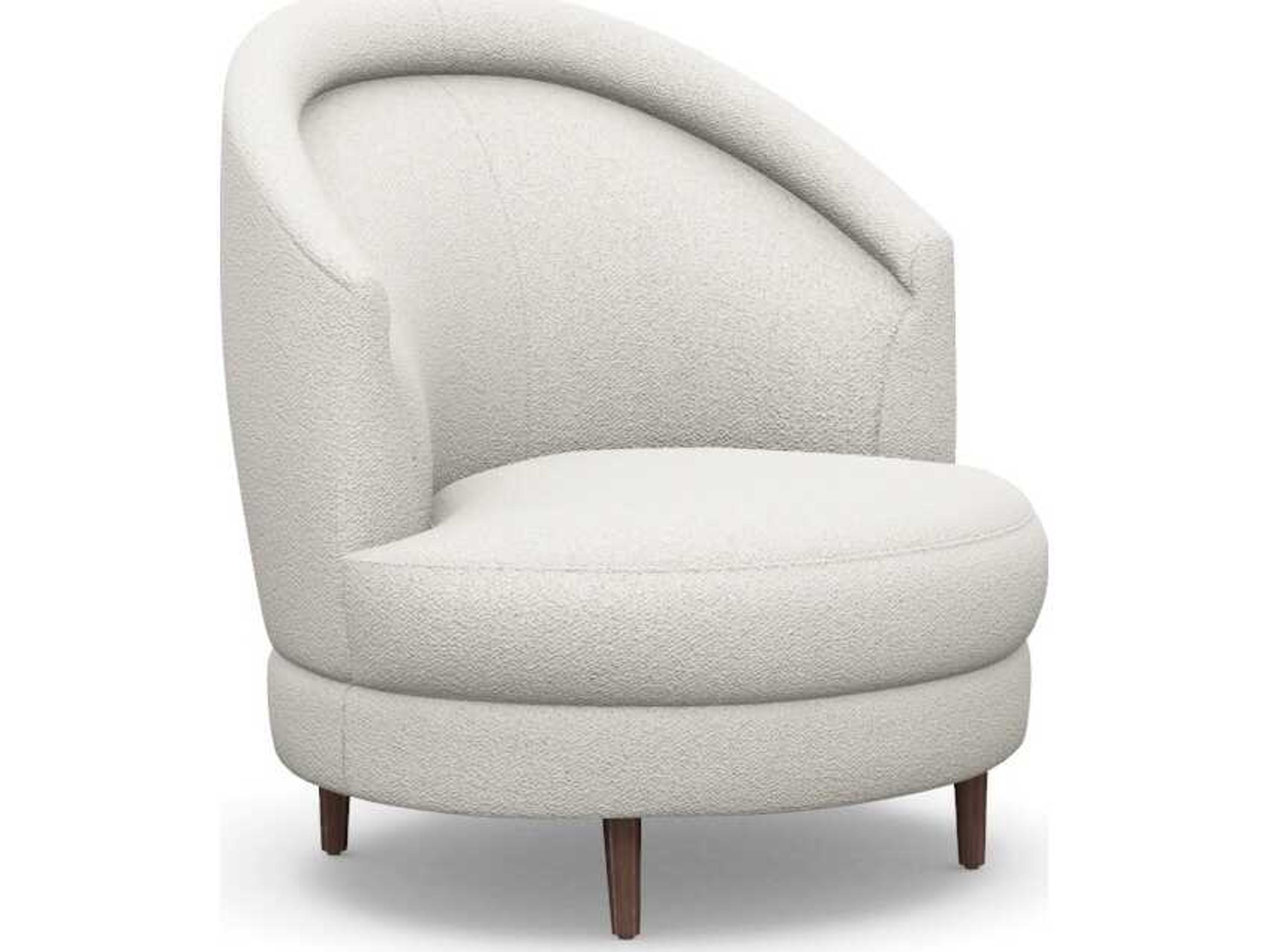 Capri Swivel Cream Accent Chair
