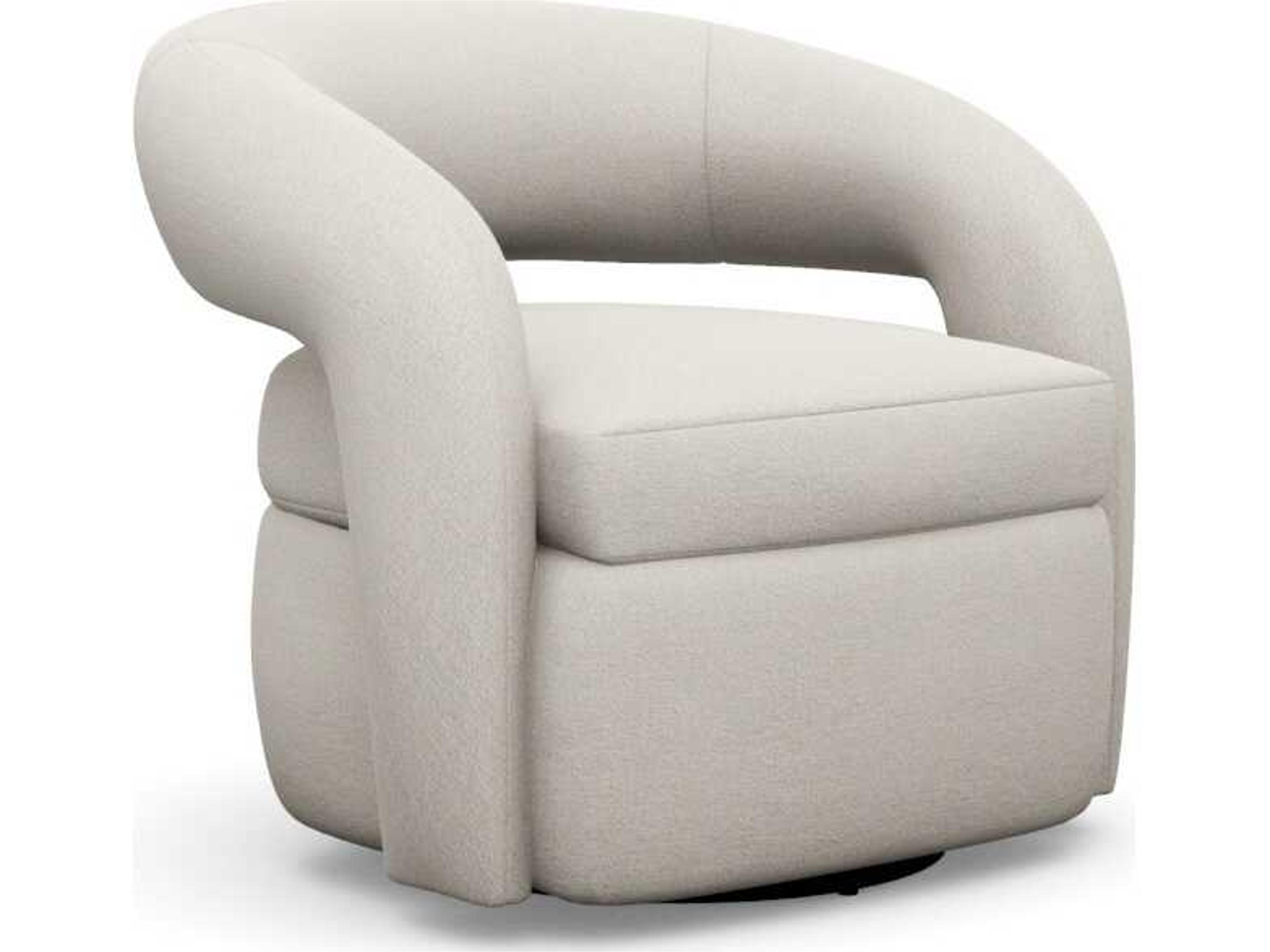 Targa Swivel Cream Accent Chair