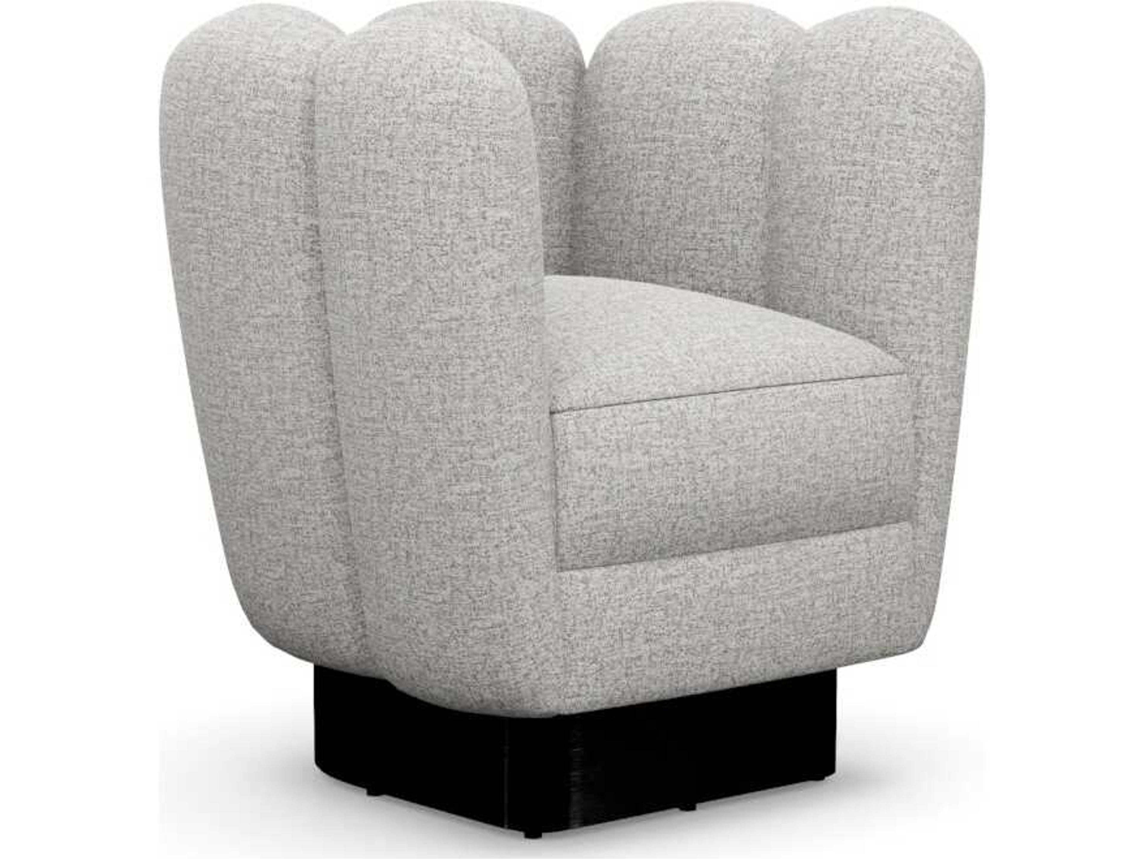 Gallery Swivel Gray Accent Chair