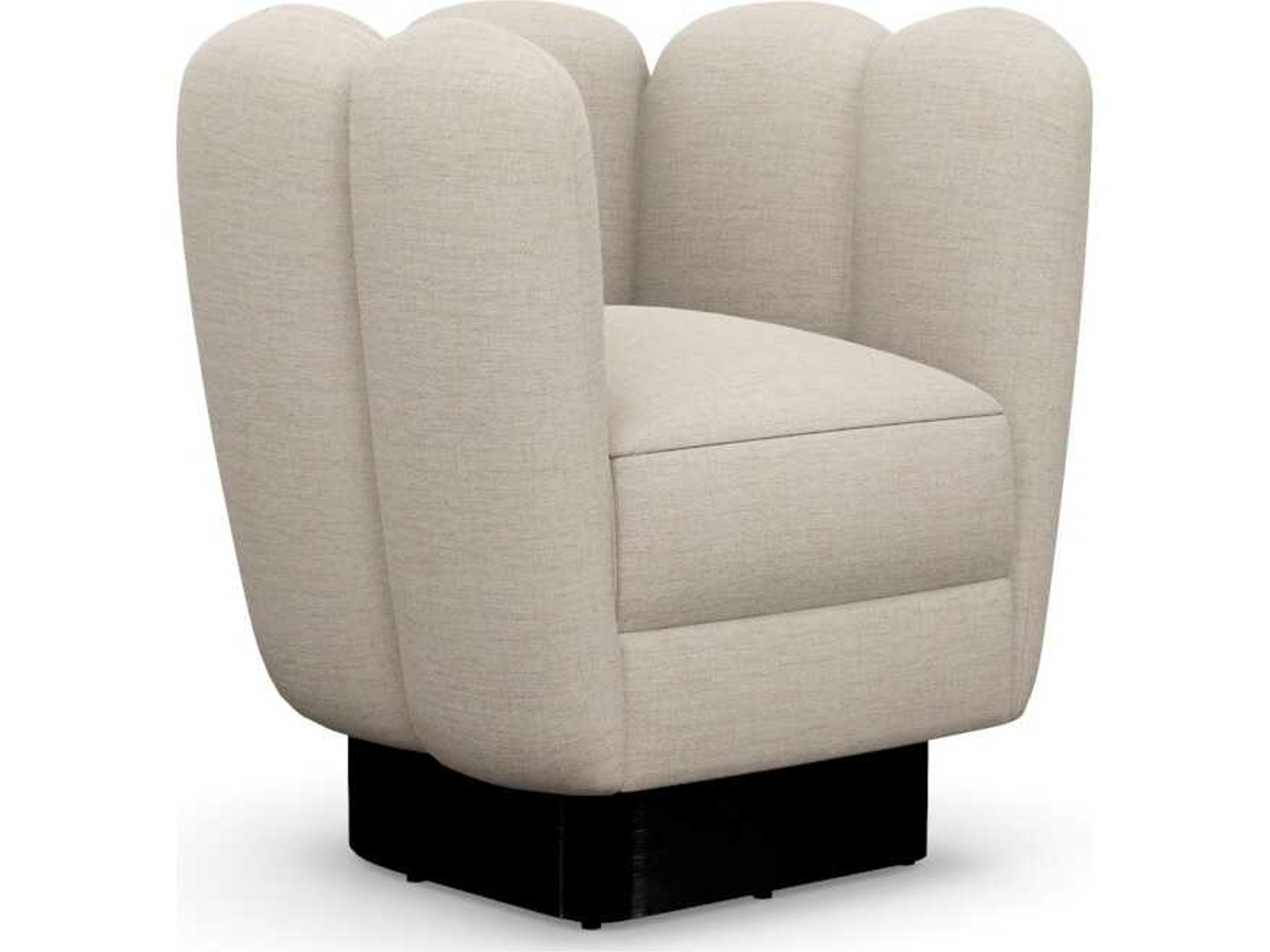 Gallery Swivel Beige Accent Chair
