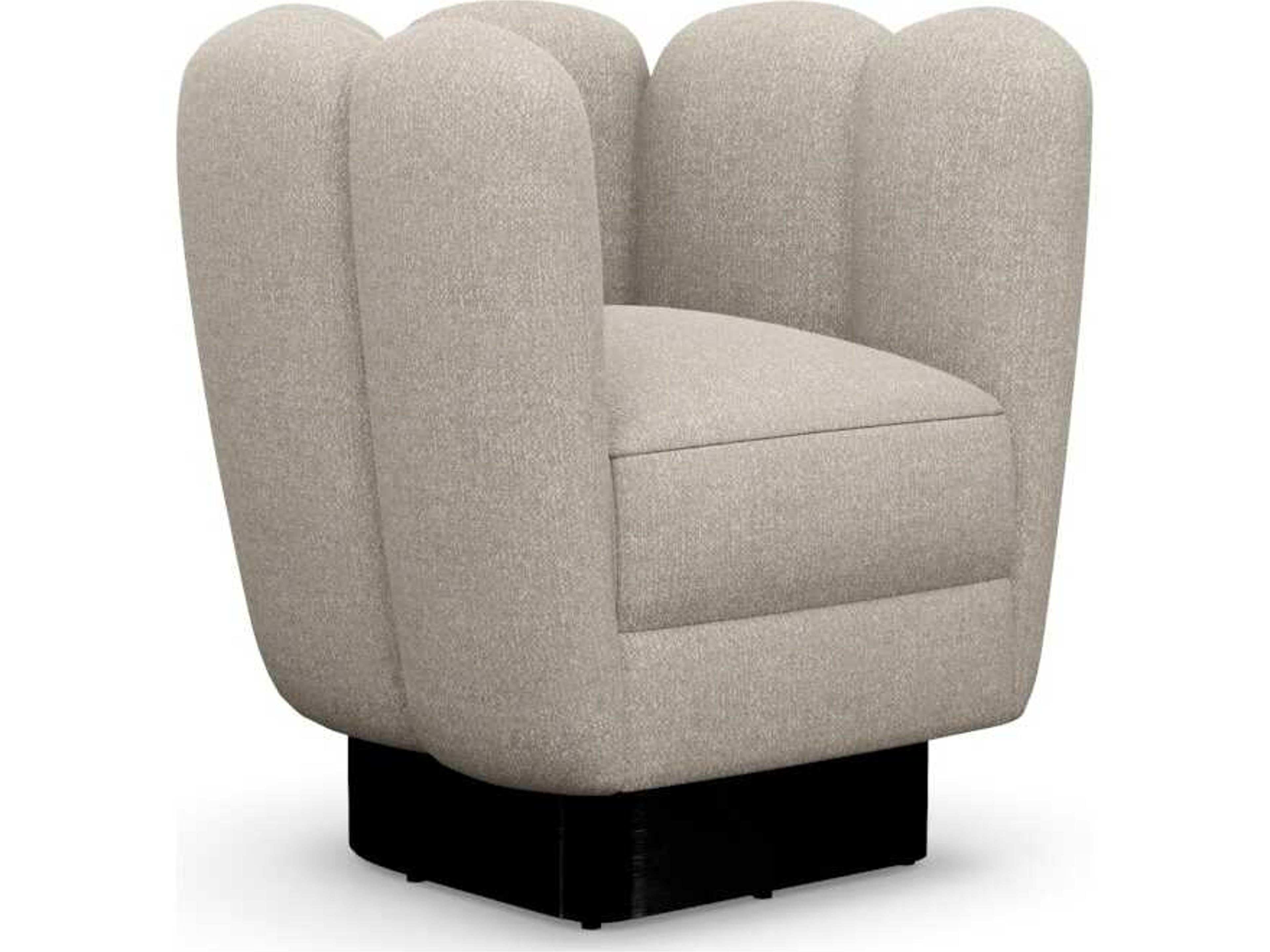 Gallery Swivel Beige Accent Chair