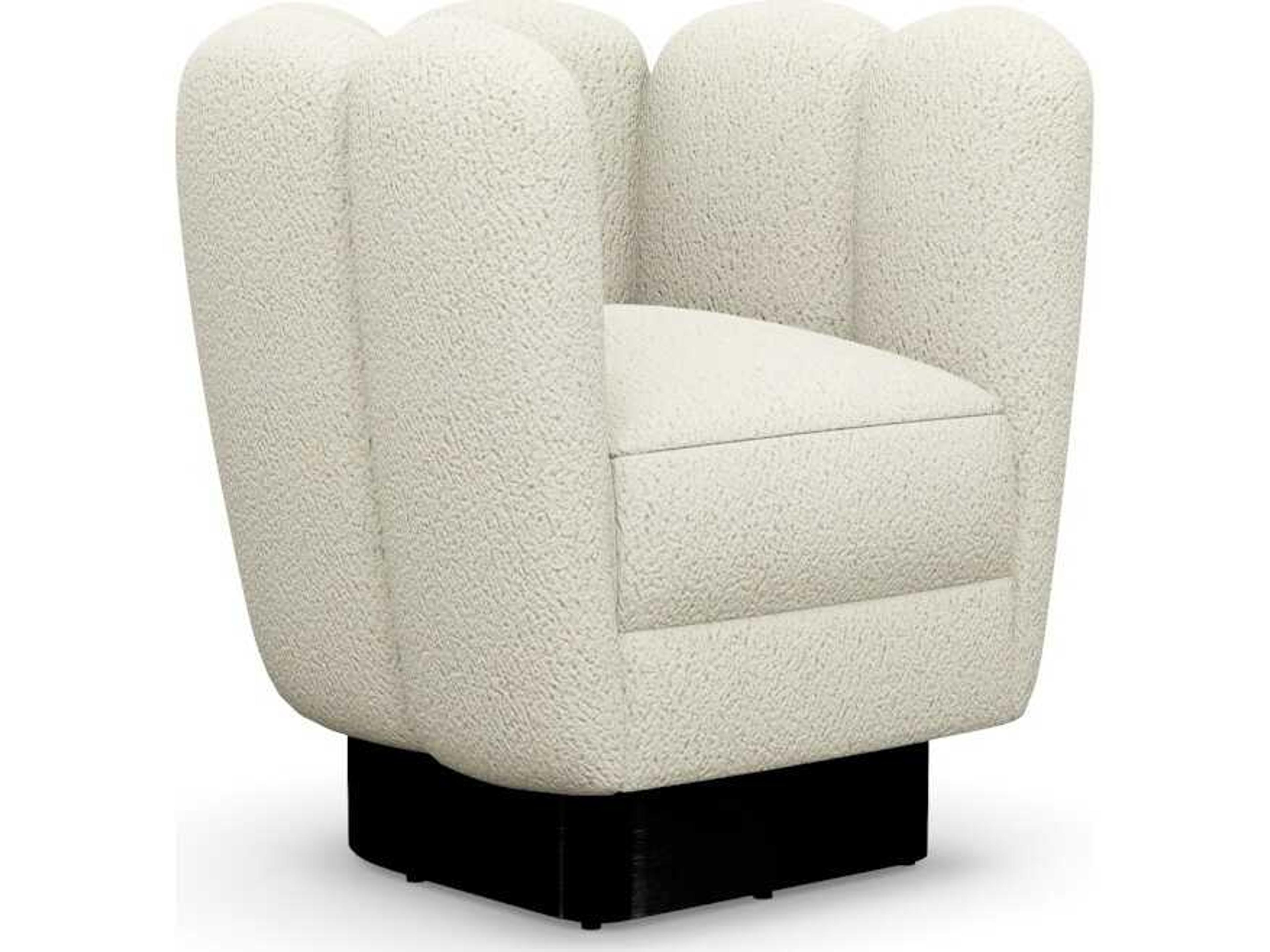 Gallery Swivel Cream Accent Chair