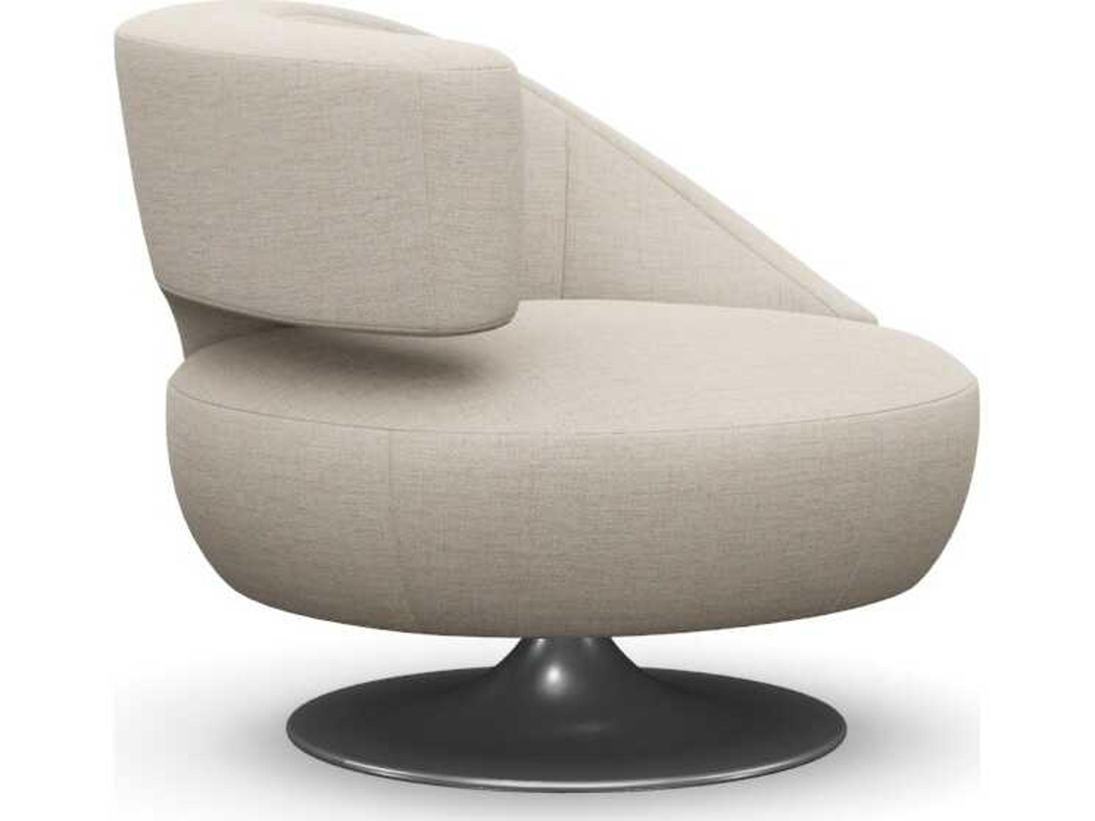 Isabella Swivel Beige Accent Chair