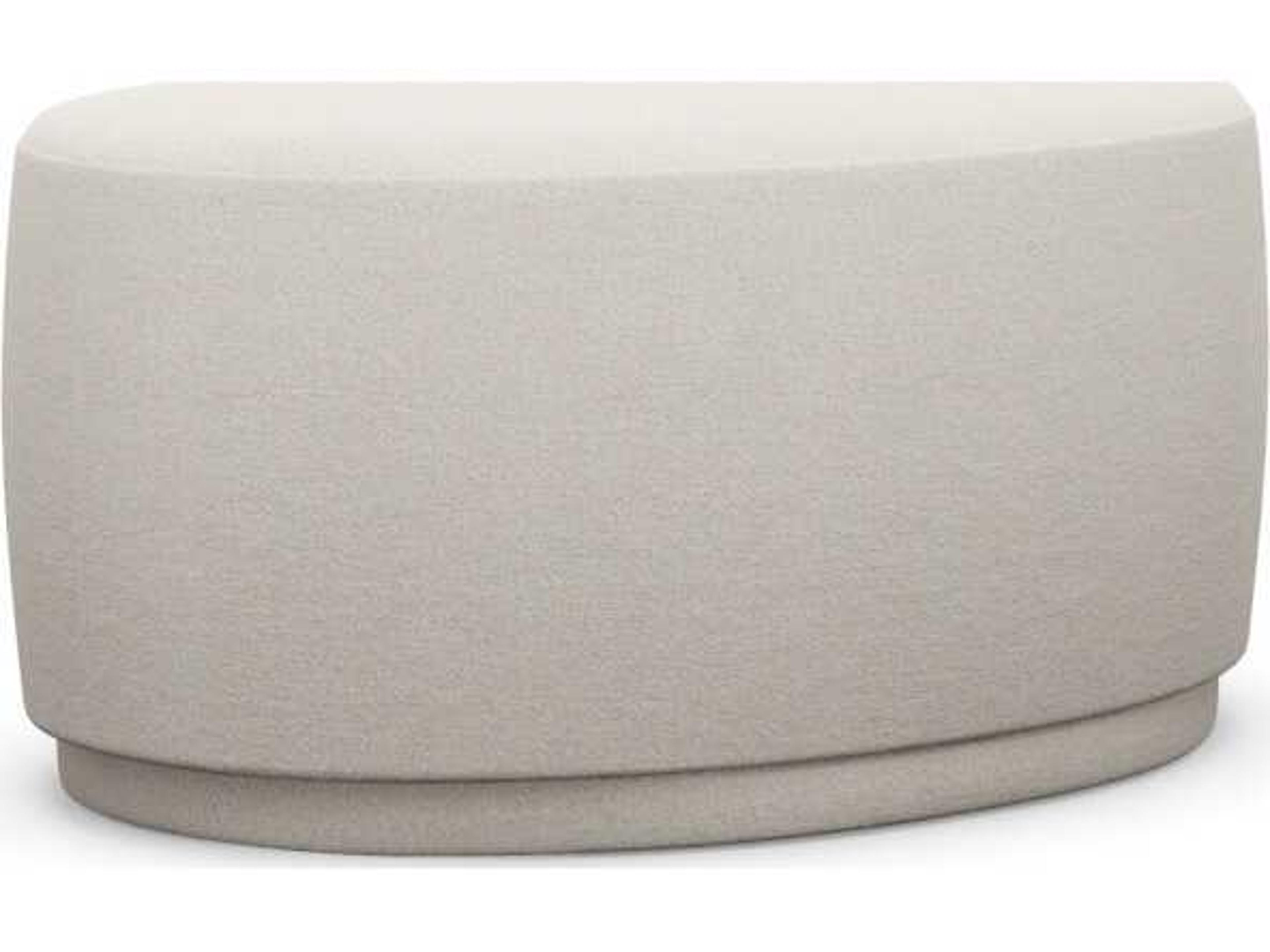 Dana Cameo Cream Upholstered Ottoman