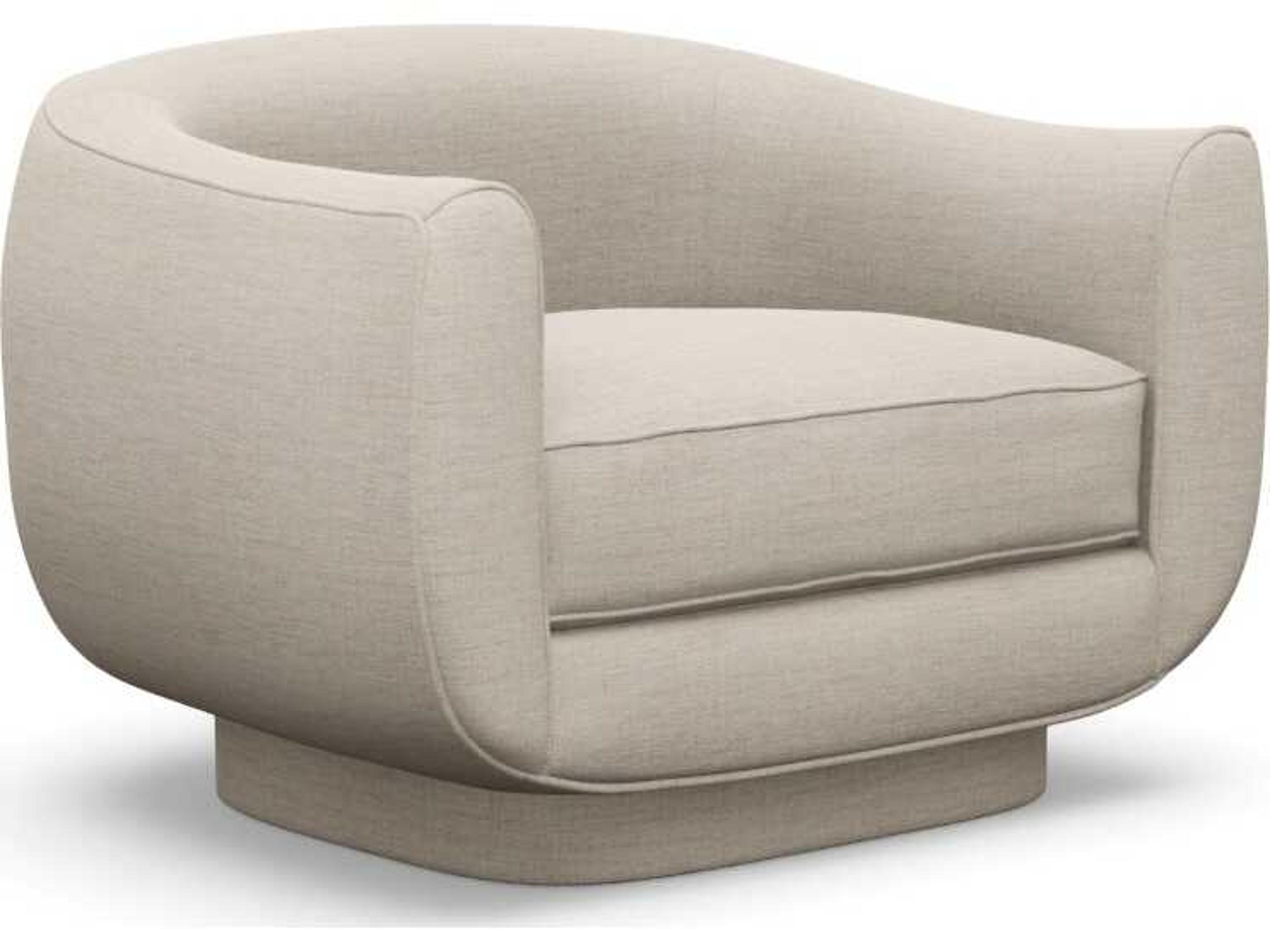Spectrum Swivel Beige Club Chair