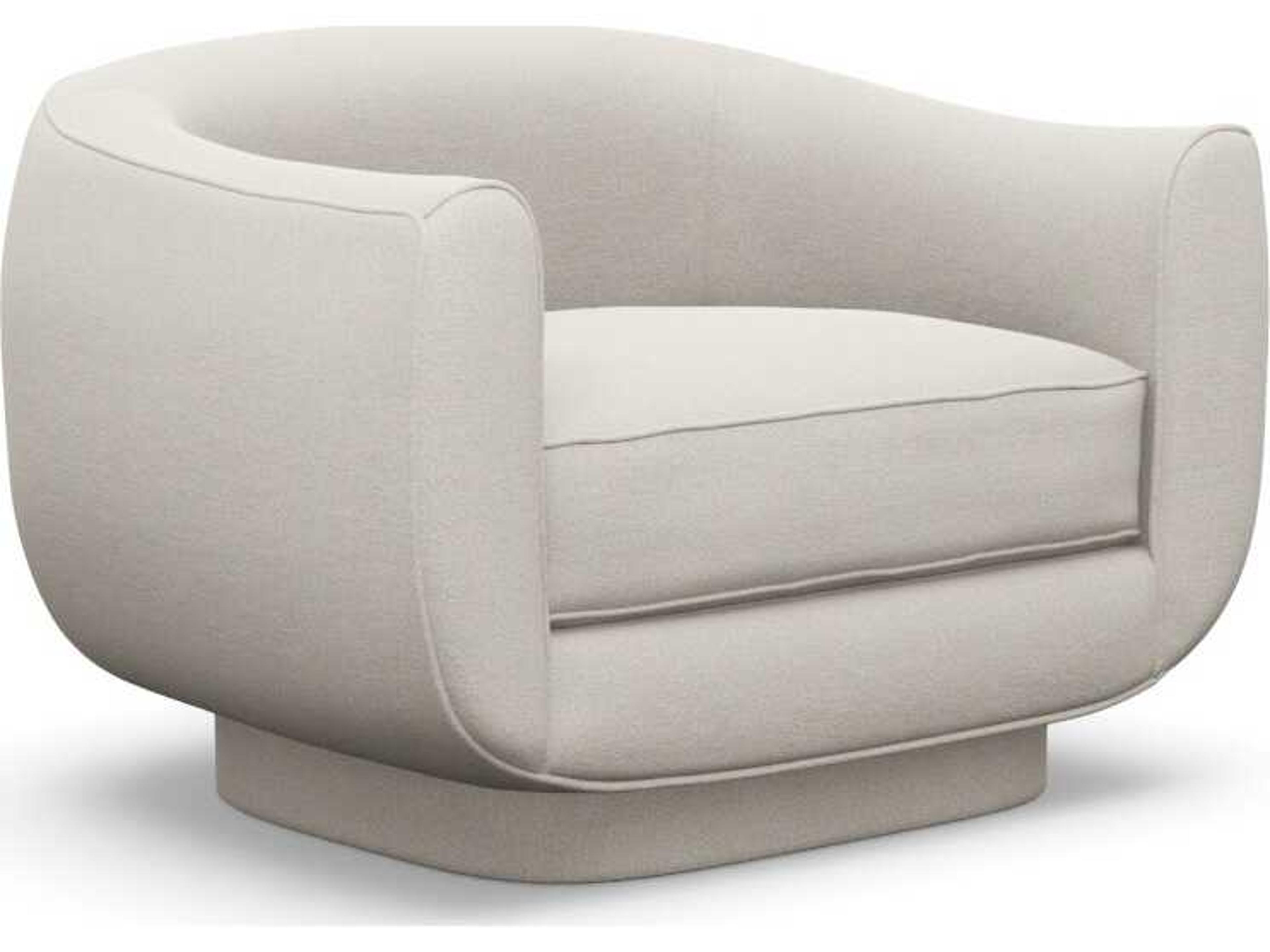 Spectrum Swivel Cream Accent Chair